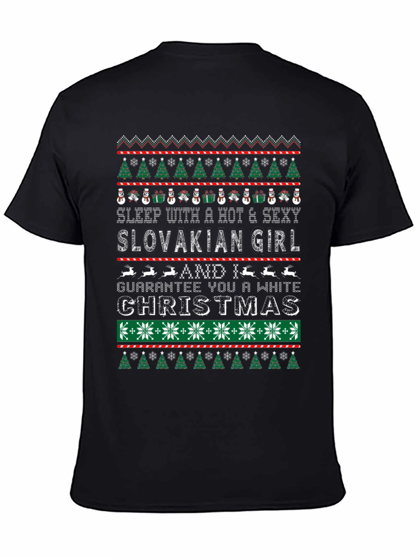 Slovakian Girl Christmas Ugly Sweater T-Shirt