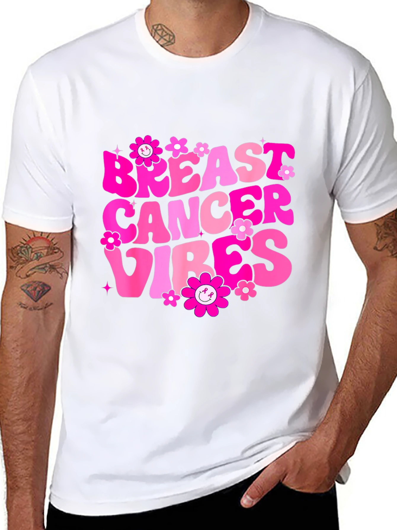 Breast Cancer Vibes T-Shirt