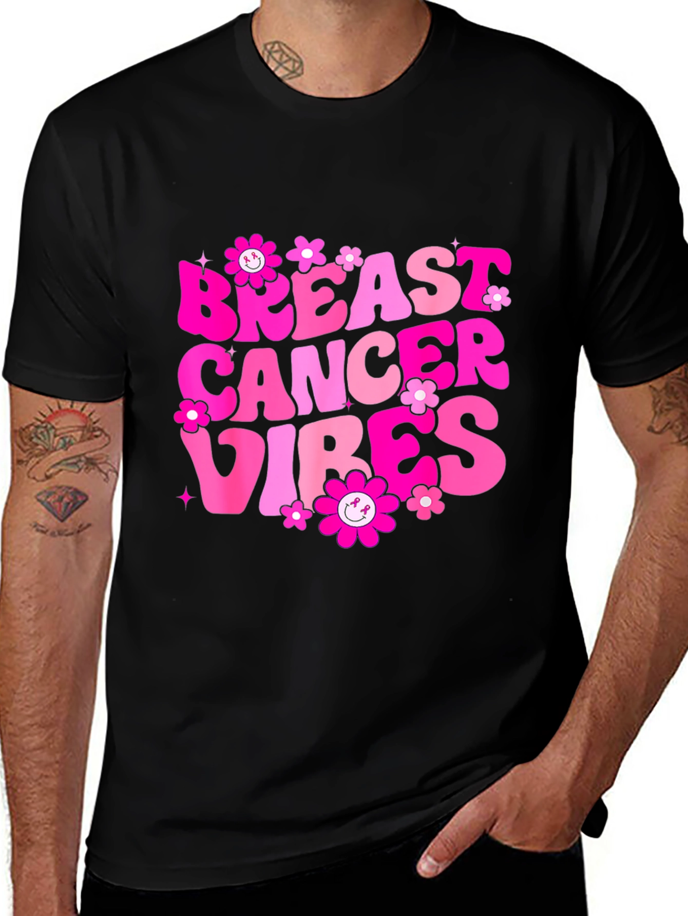 Breast Cancer Vibes T-Shirt
