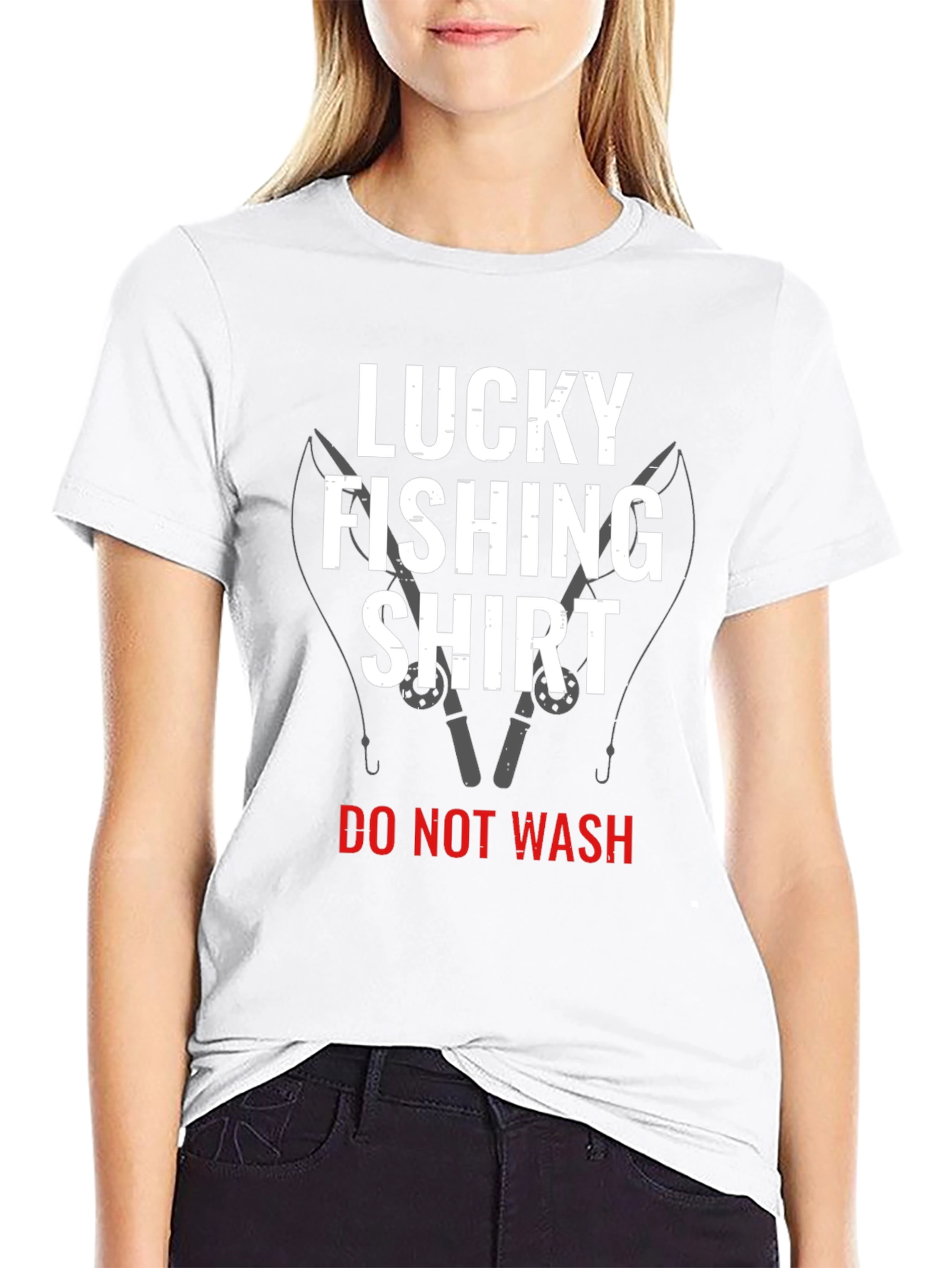 Lucky Fishing Shirt - Mens Novelty Tee