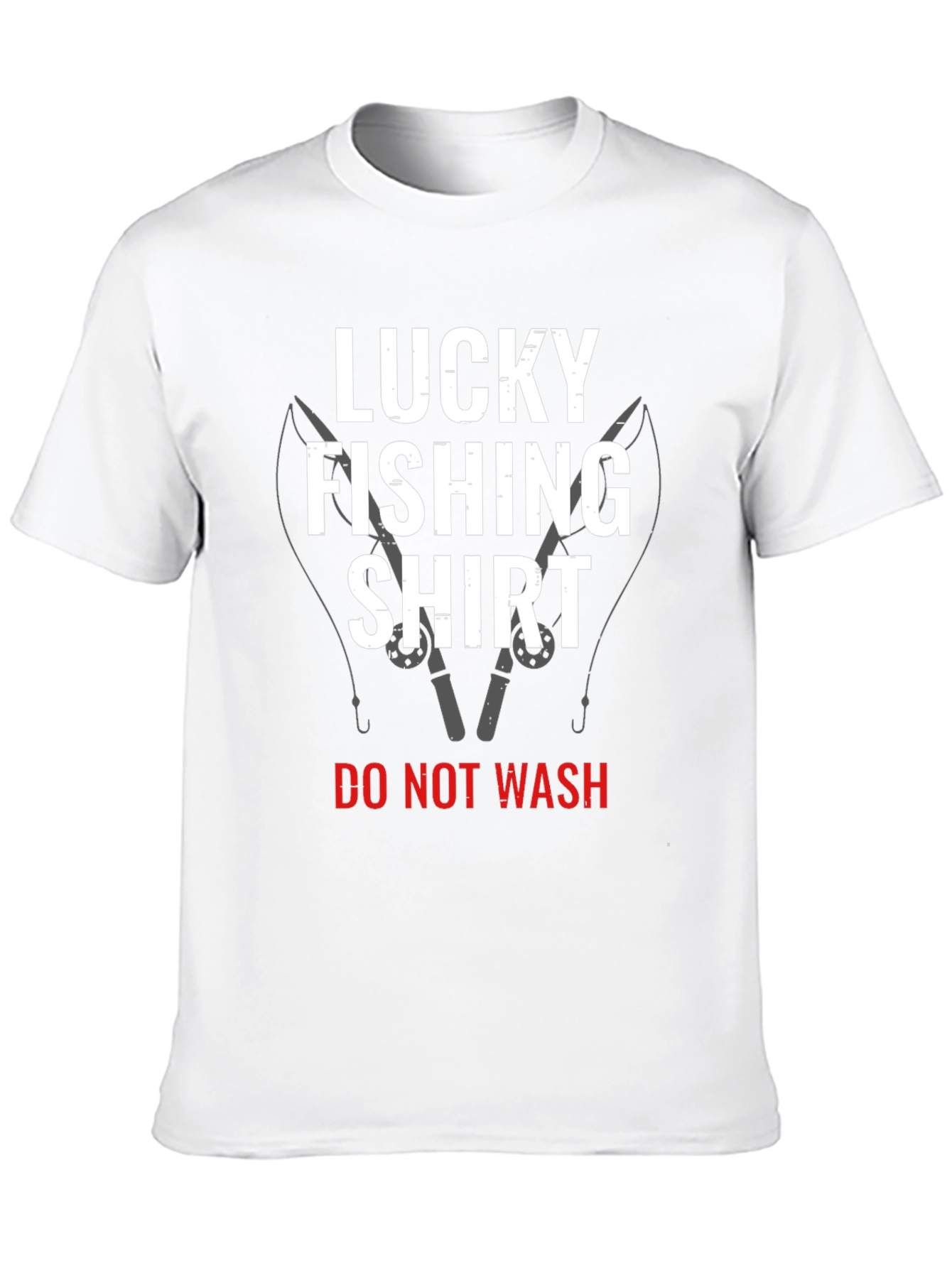 Lucky Fishing Shirt - Mens Novelty Tee