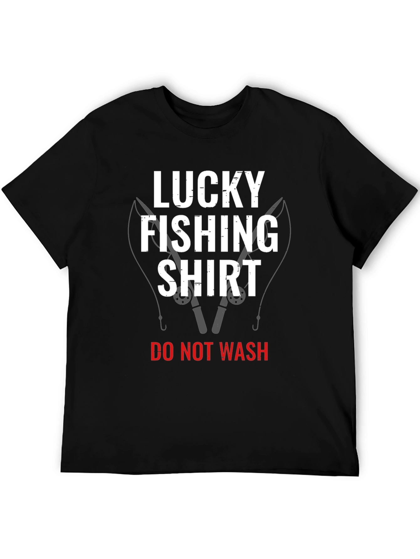 Lucky Fishing Shirt - Mens Novelty Tee