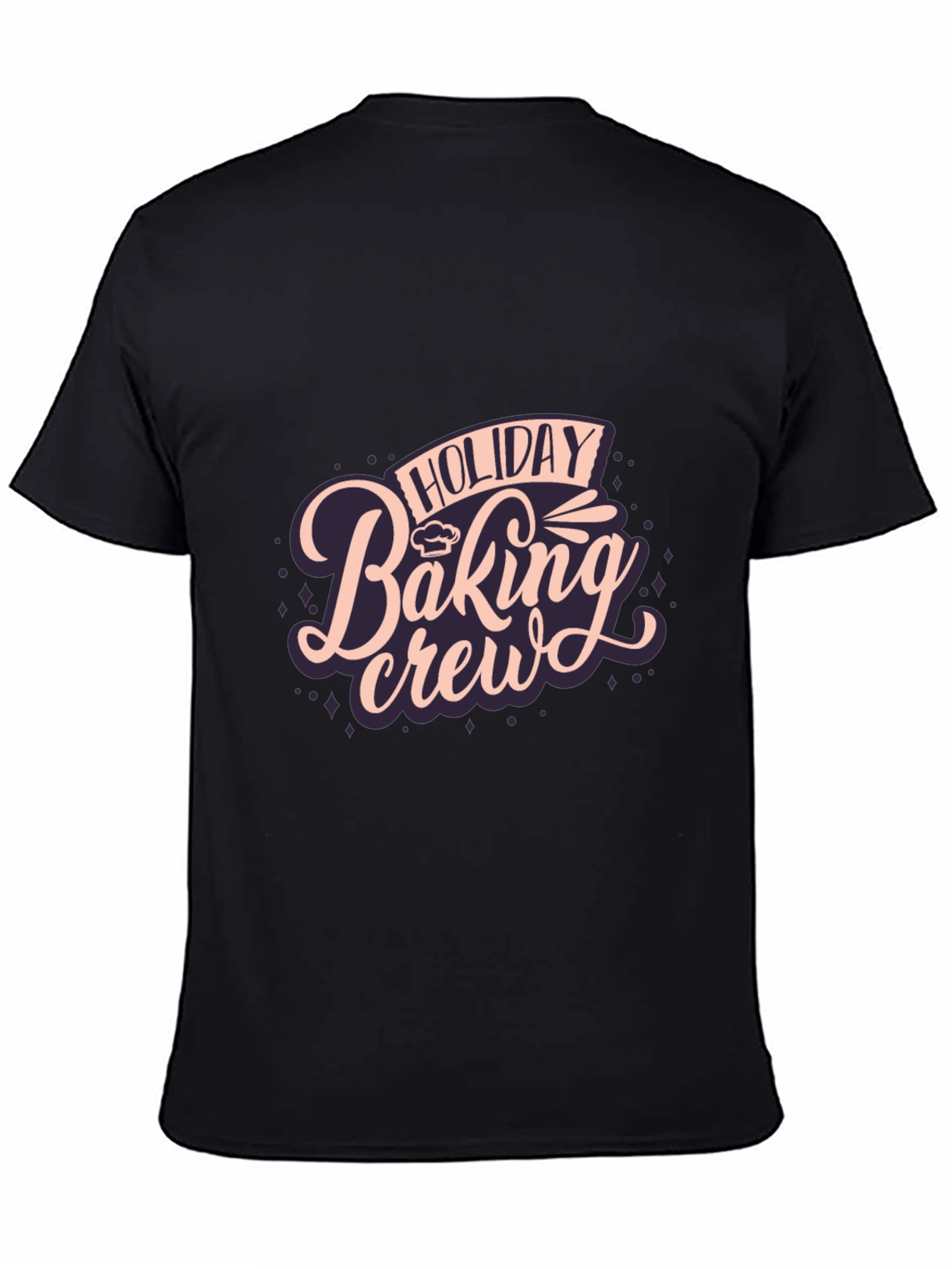 Holiday Baking Crew Black T-Shirt