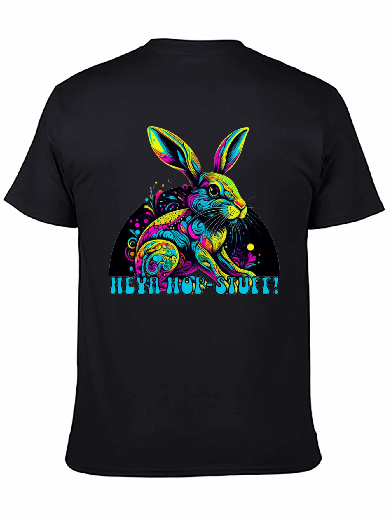 Vibrant Easter Bunny T-Shirt - Heya Hop Stuff!