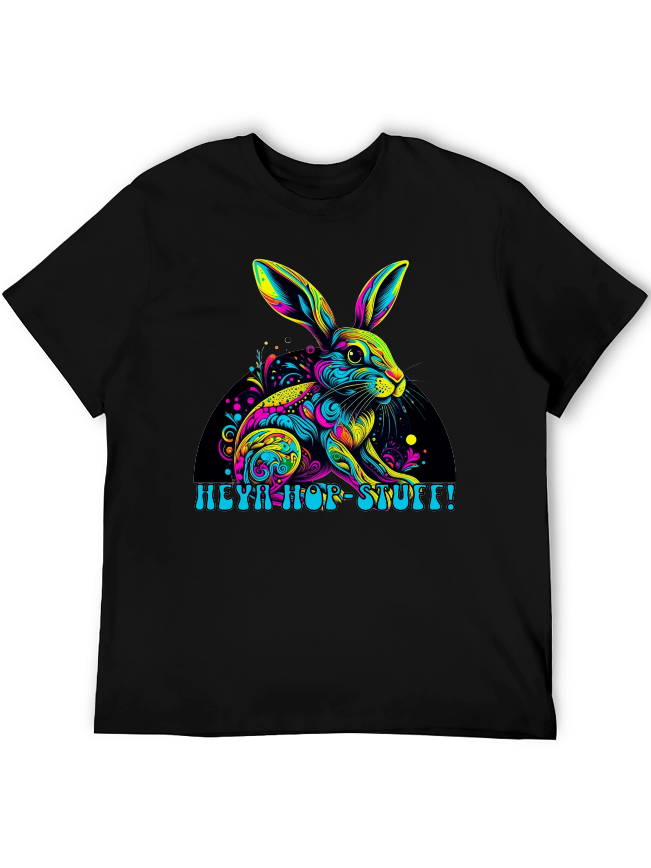 Vibrant Easter Bunny T-Shirt - Heya Hop Stuff!