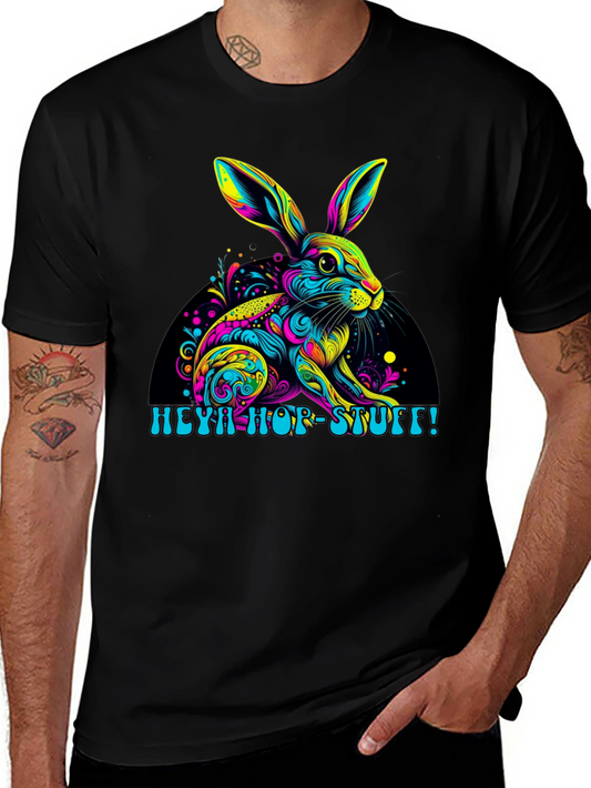 Vibrant Easter Bunny T-Shirt - Heya Hop Stuff!