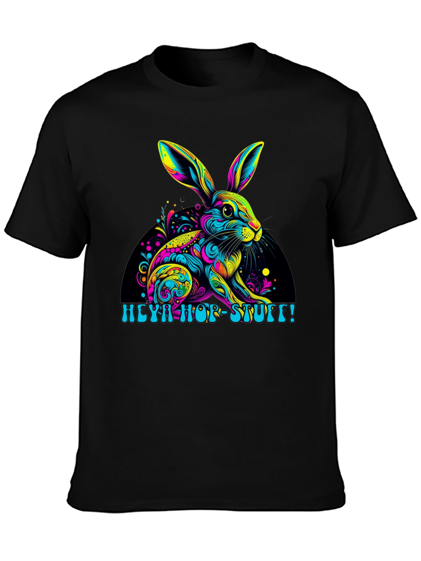Vibrant Easter Bunny T-Shirt - Heya Hop Stuff!