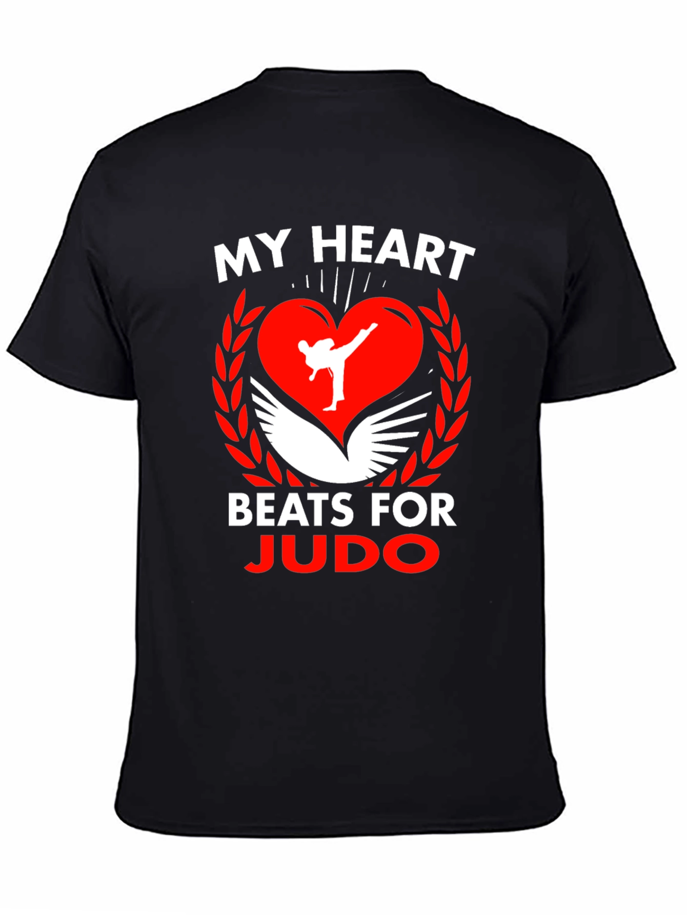 My Heart Beats for Judo Graphic T-Shirt