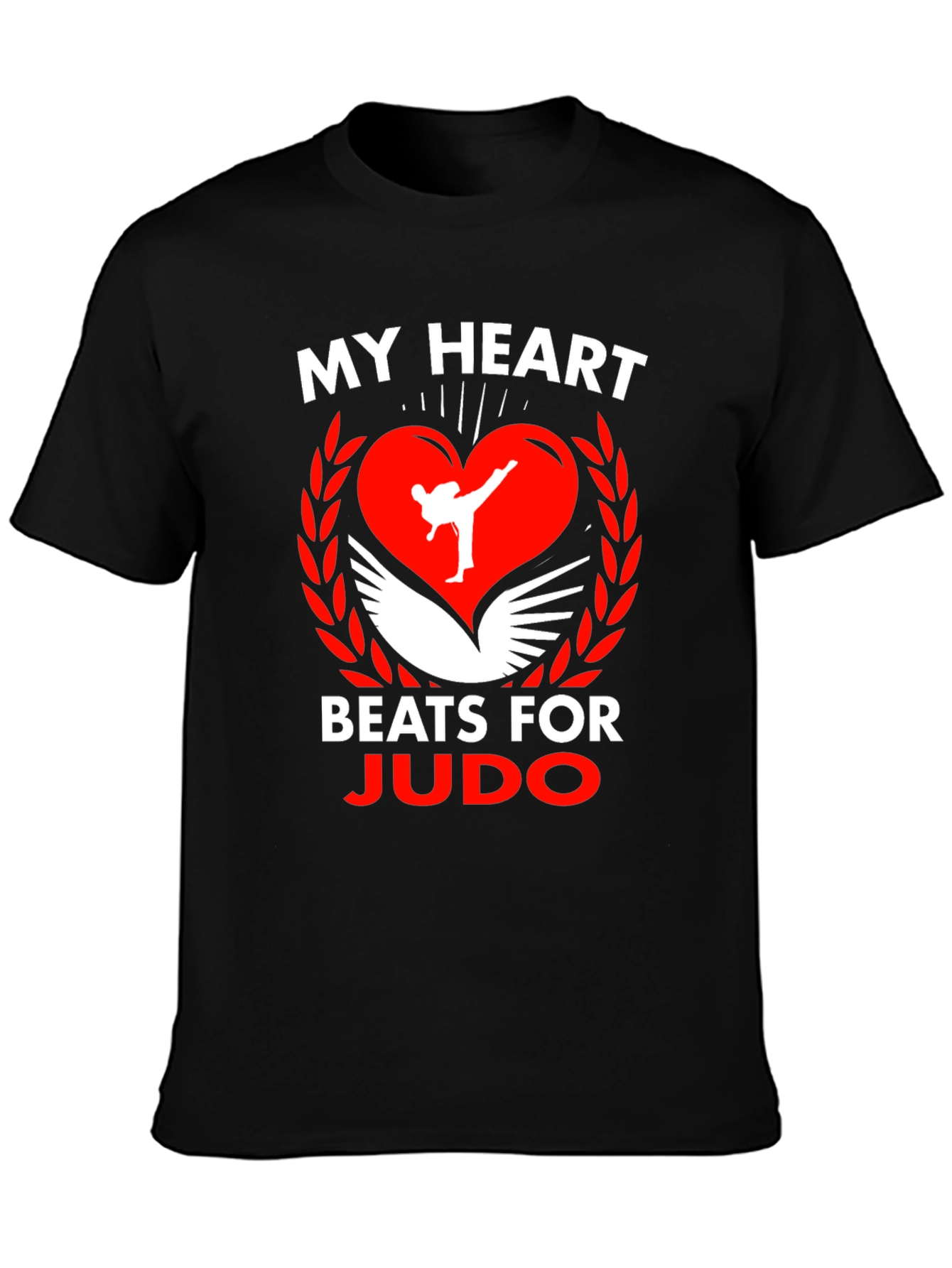 My Heart Beats for Judo Graphic T-Shirt