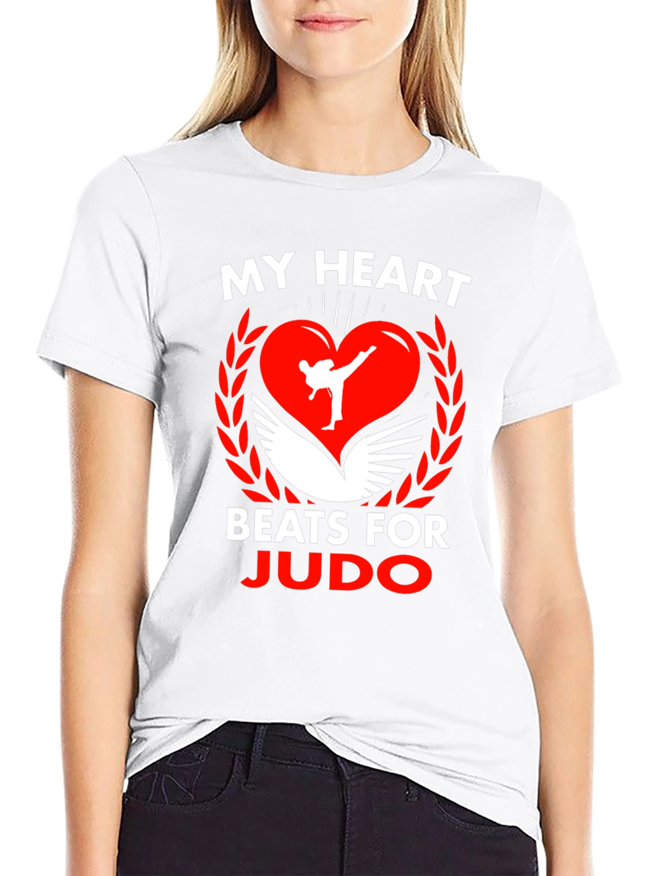 My Heart Beats for Judo Graphic T-Shirt