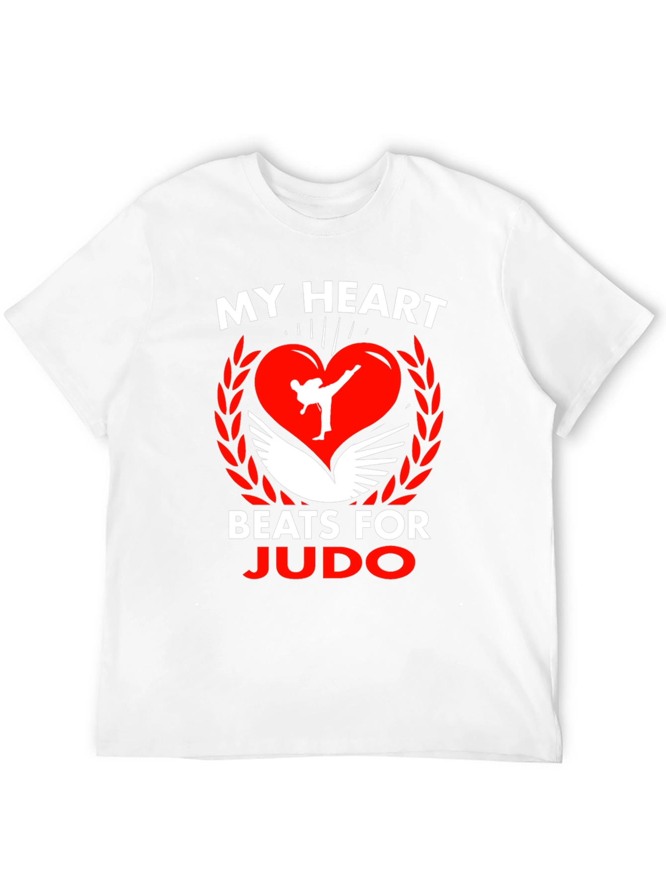 My Heart Beats for Judo Graphic T-Shirt