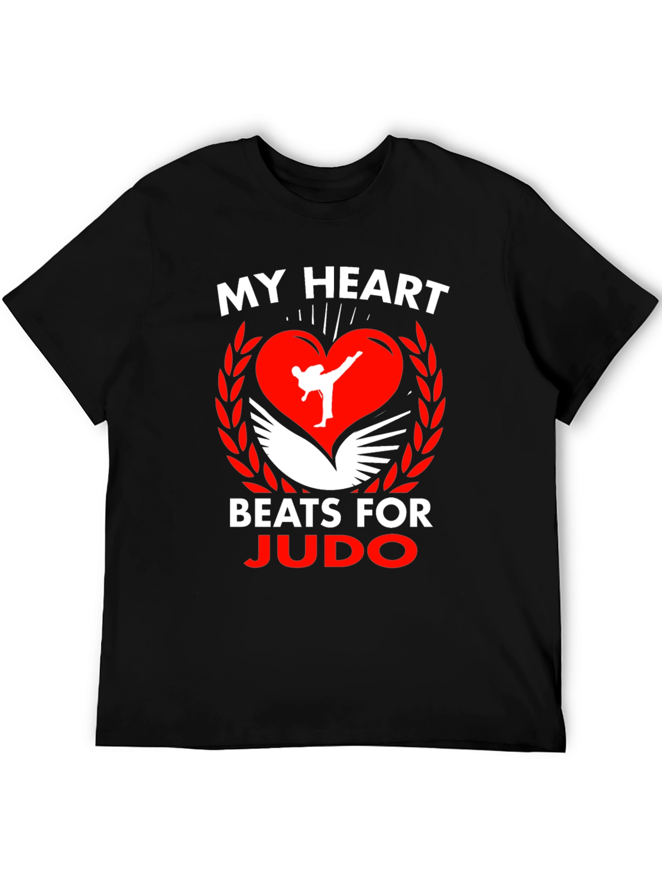 My Heart Beats for Judo Graphic T-Shirt