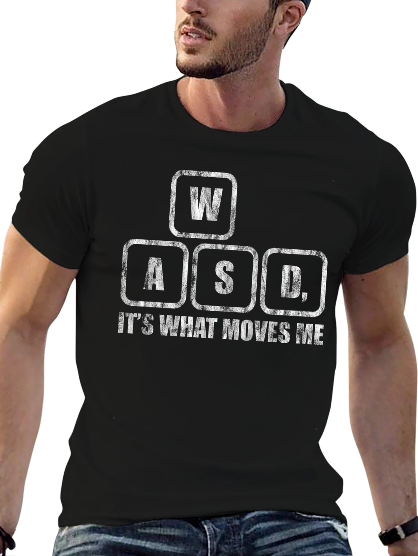 Gamer T-Shirt - WASD - Its What Moves Me