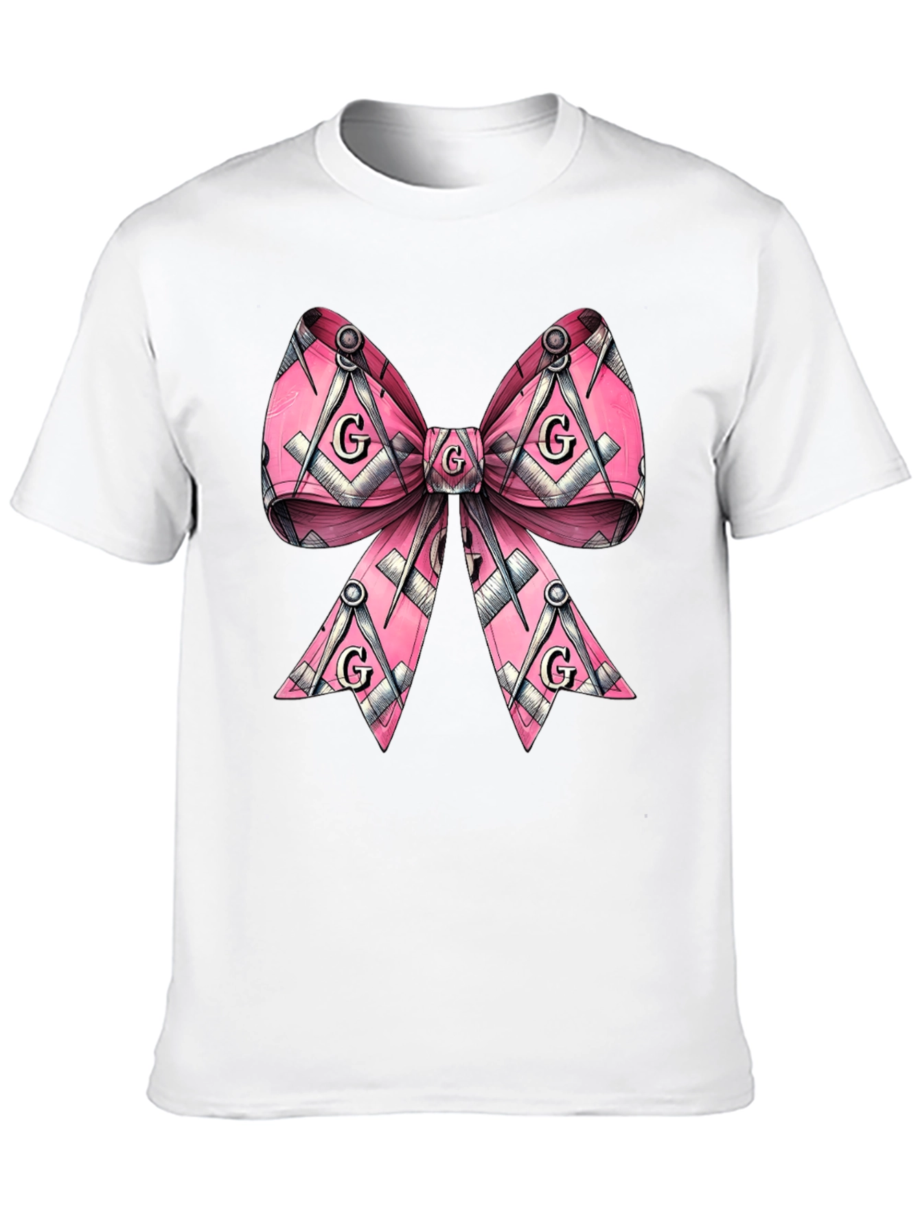 Masonic Bow Tie Graphic T-Shirt - Unique Design