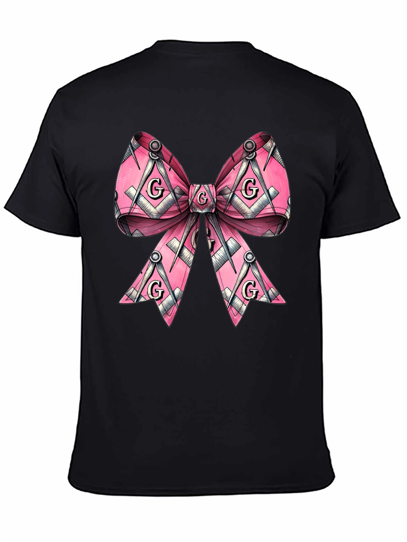 Masonic Bow Tie Graphic T-Shirt - Unique Design