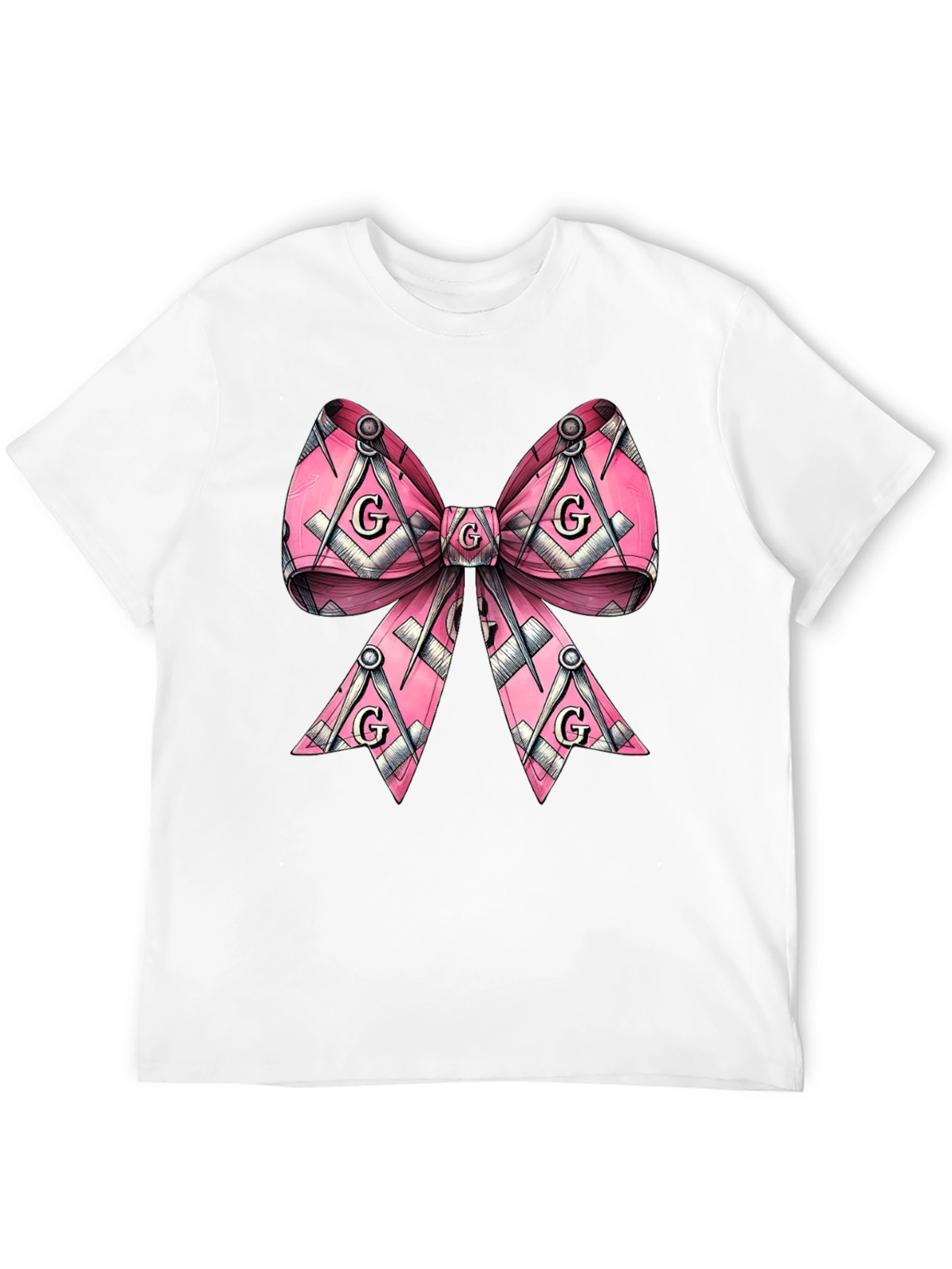 Masonic Bow Tie Graphic T-Shirt - Unique Design