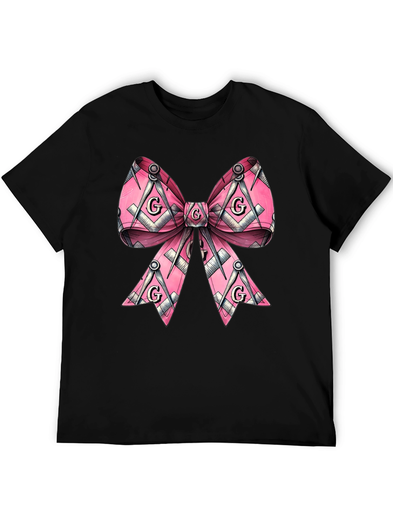 Masonic Bow Tie Graphic T-Shirt - Unique Design