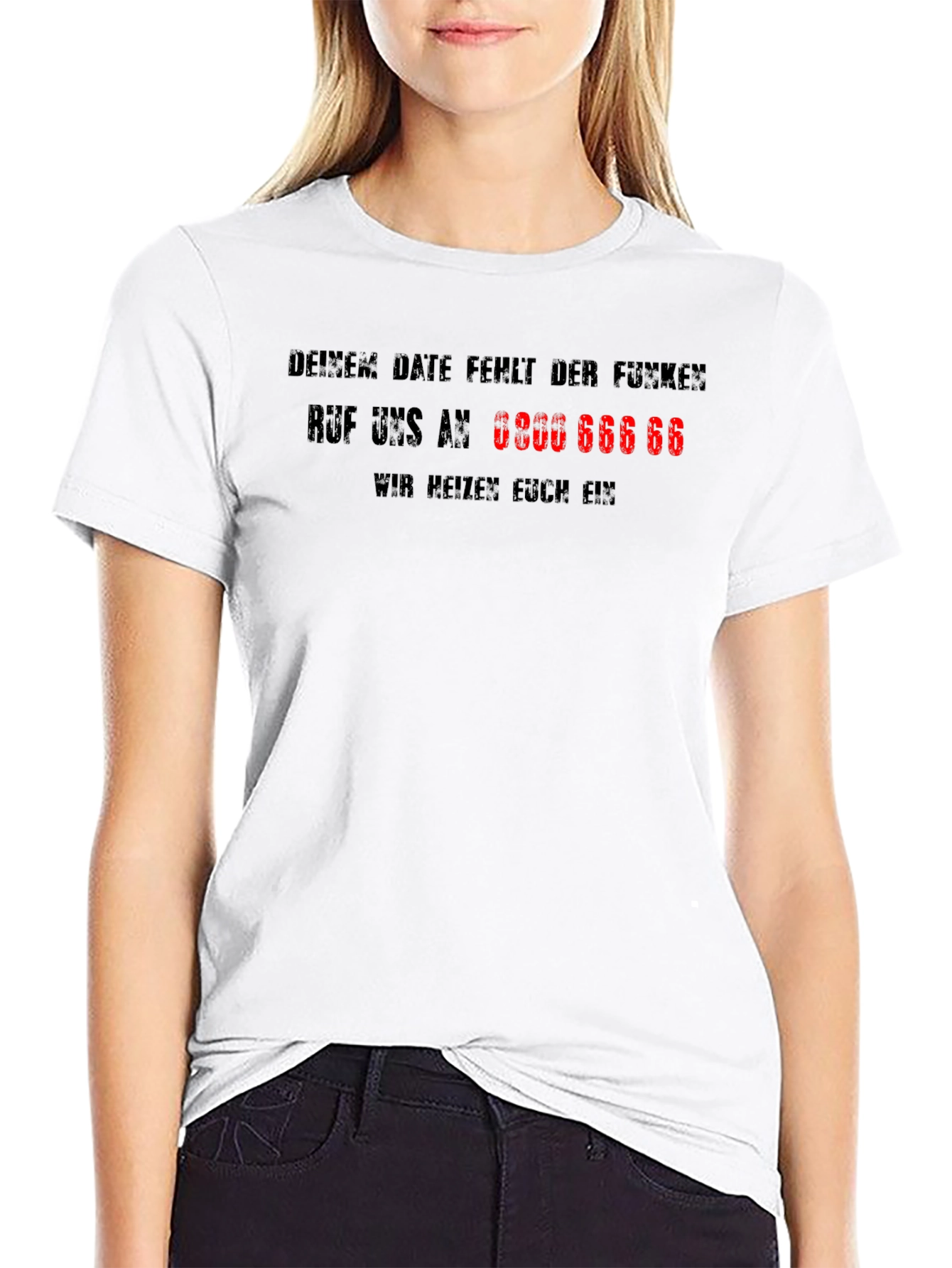 Funny German Slogan T-Shirt - Heizex Euch Ein