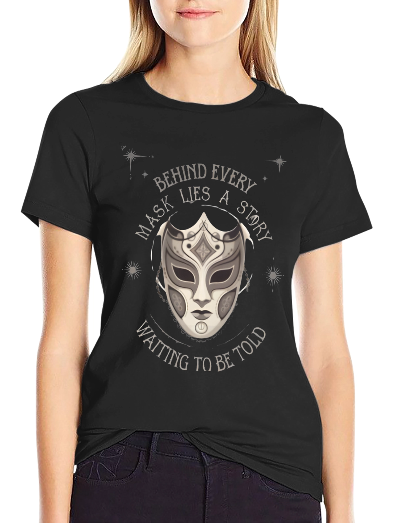 Mask Story Graphic T-Shirt