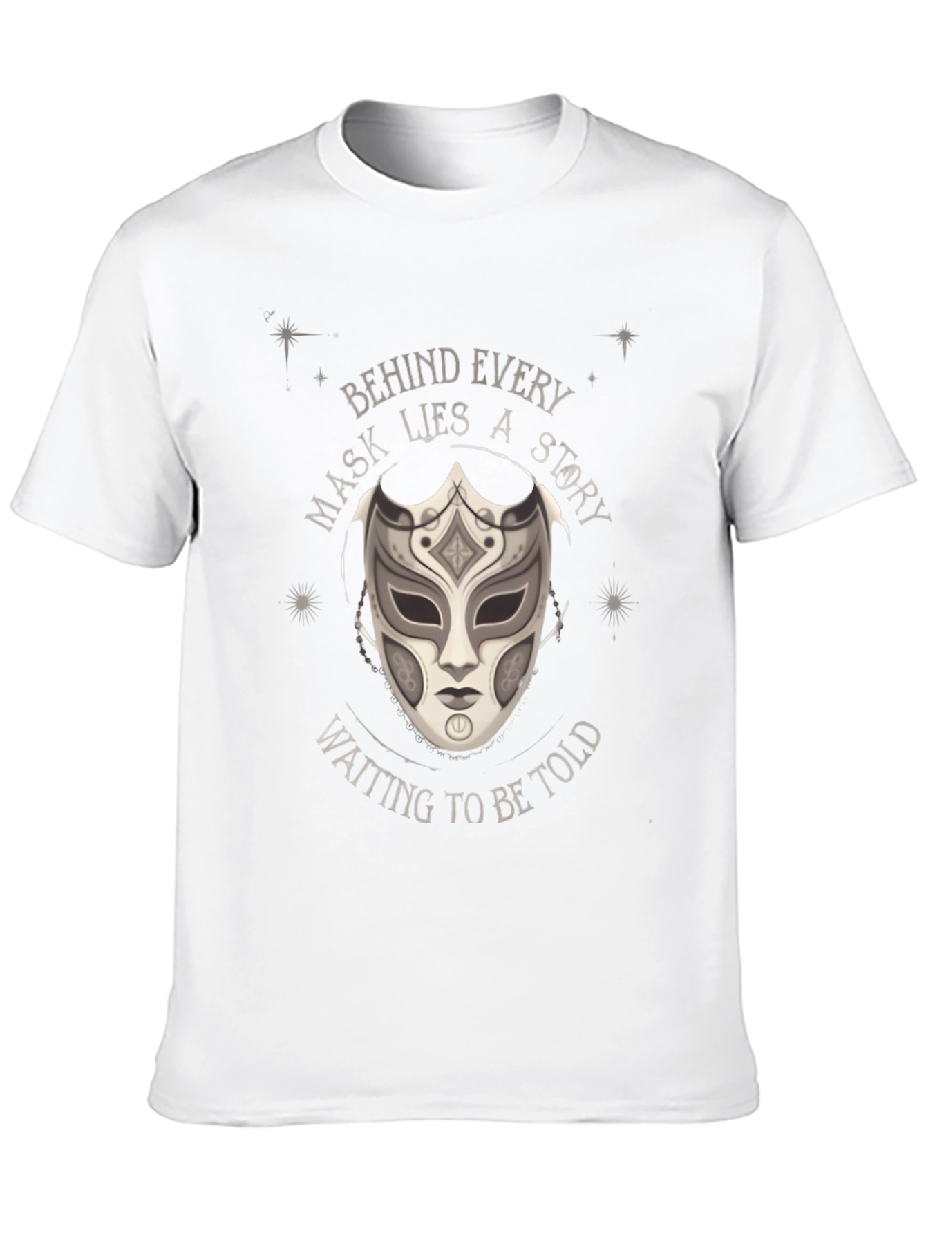 Mask Story Graphic T-Shirt