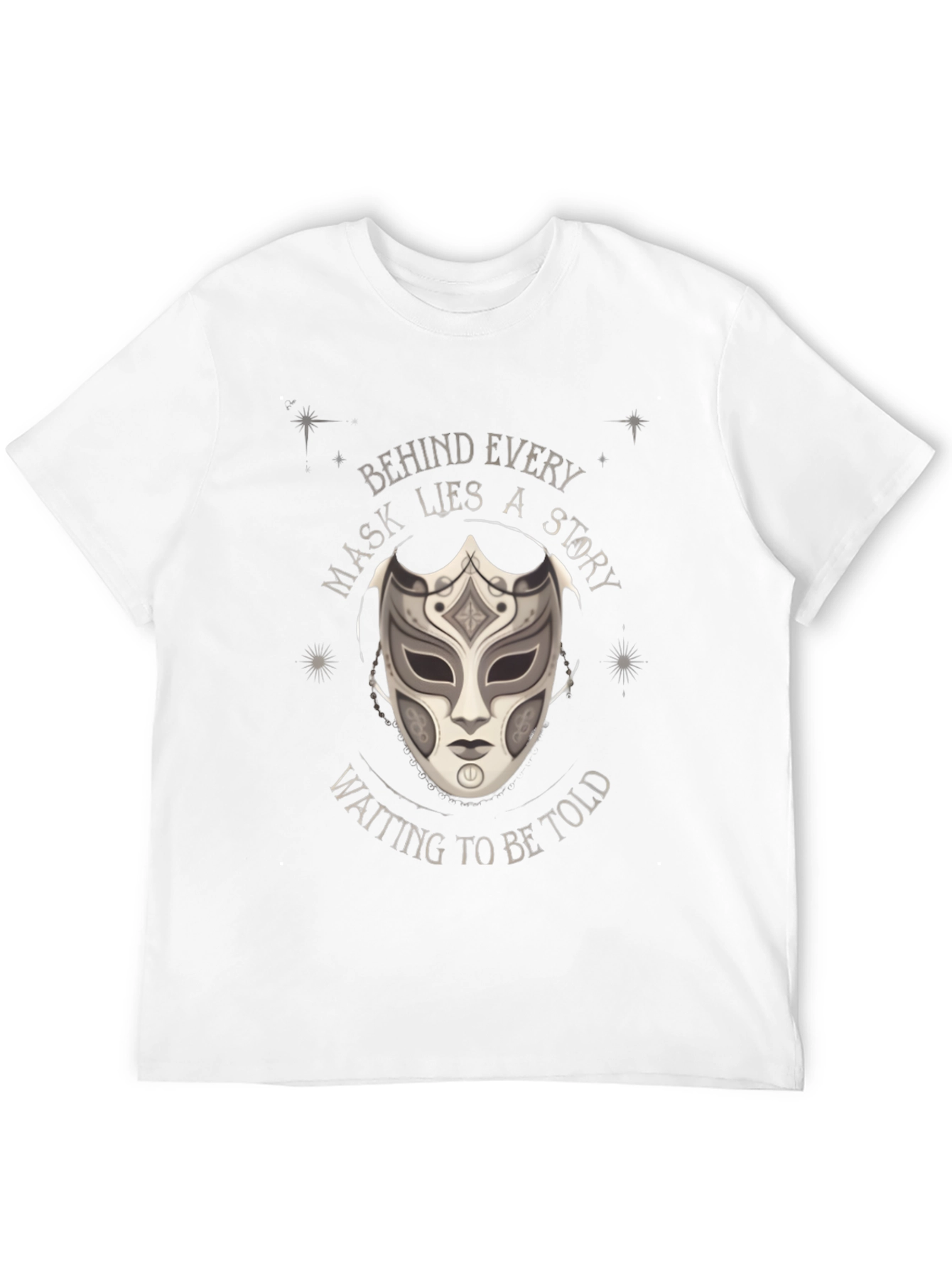 Mask Story Graphic T-Shirt