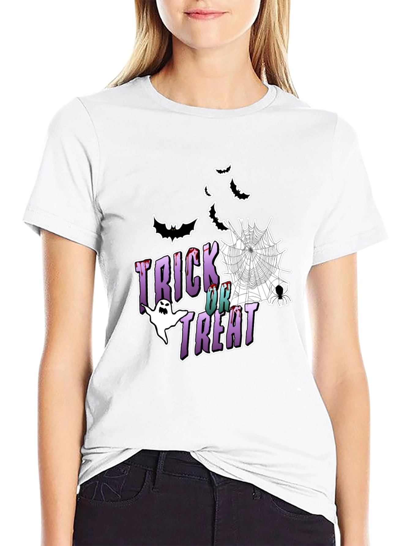 Halloween Trick Or Treat Graphic Tee
