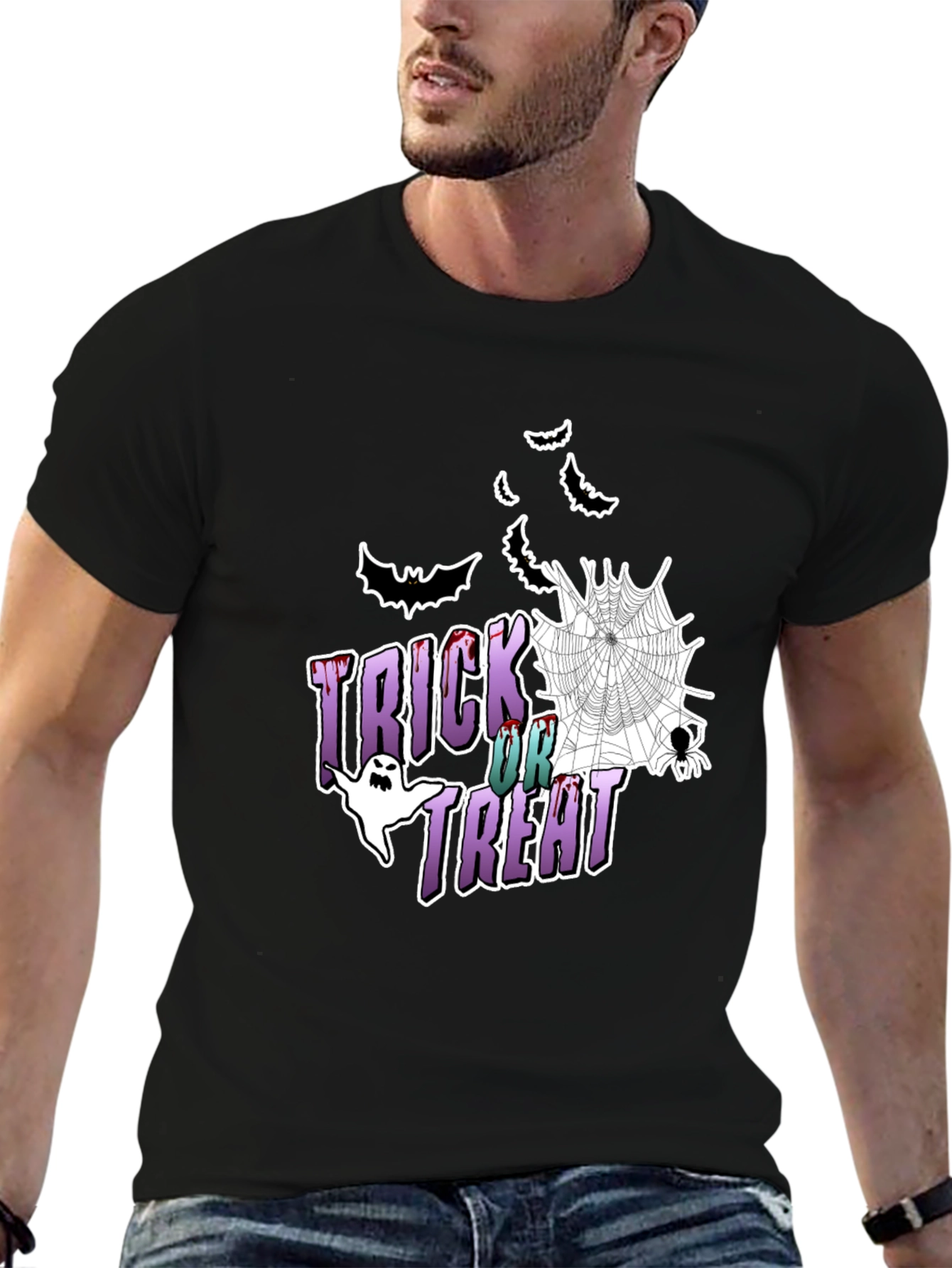 Halloween Trick Or Treat Graphic Tee