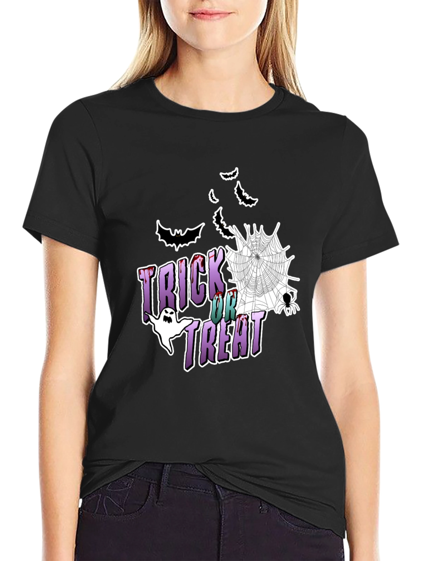Halloween Trick Or Treat Graphic Tee