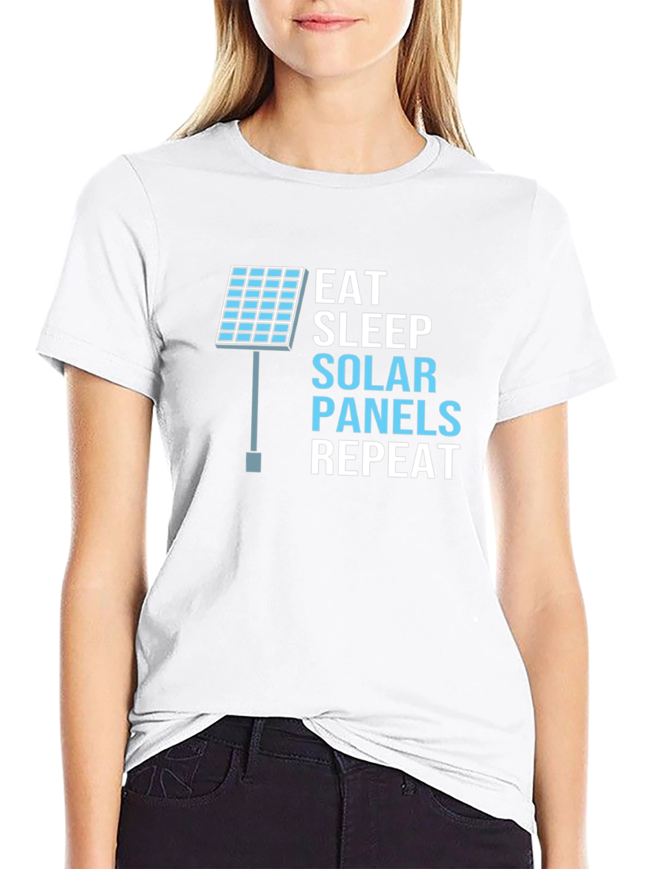 Eat Sleep Solar Panels Repeat T-Shirt