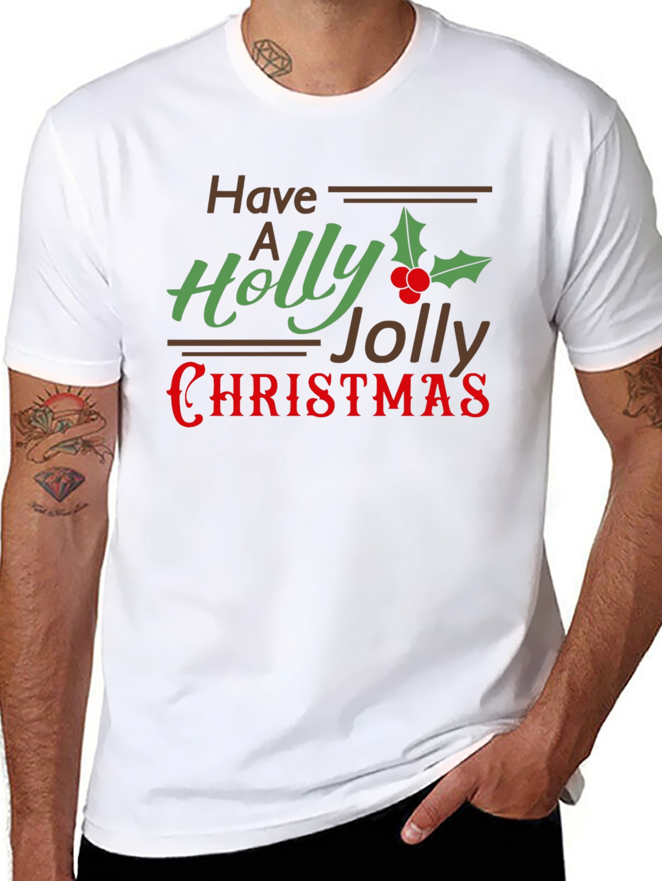Holly Jolly Christmas Graphic Tee