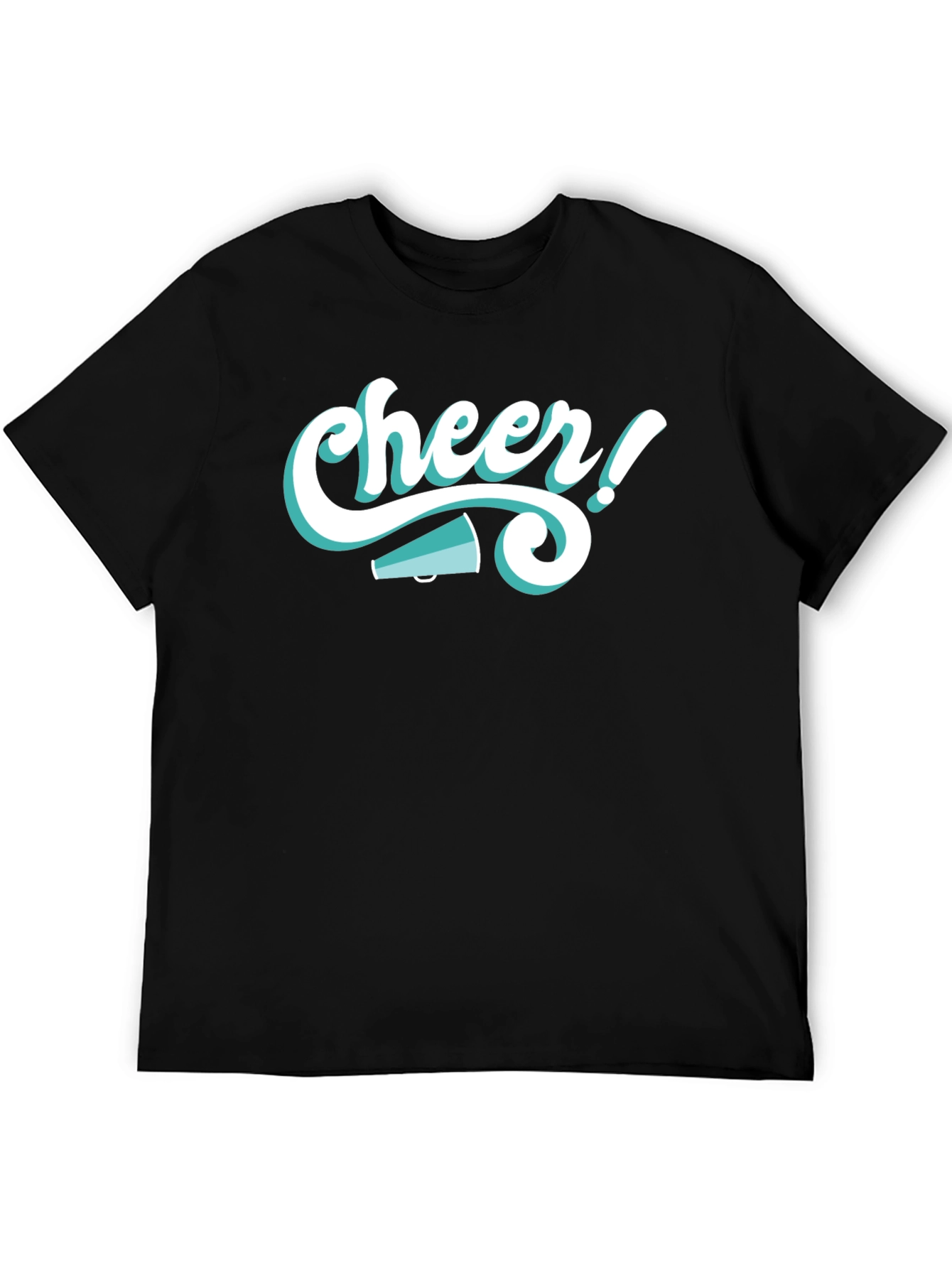 Cheerleader Tee: Cheer! Graphic Print Crew Neck T-Shirt