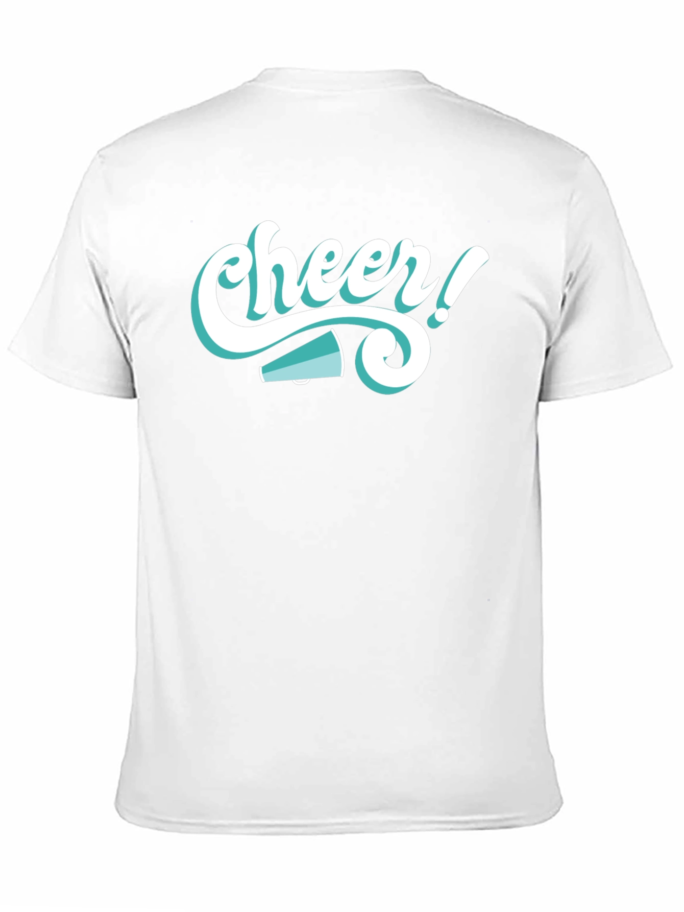Cheerleader Tee: Cheer! Graphic Print Crew Neck T-Shirt