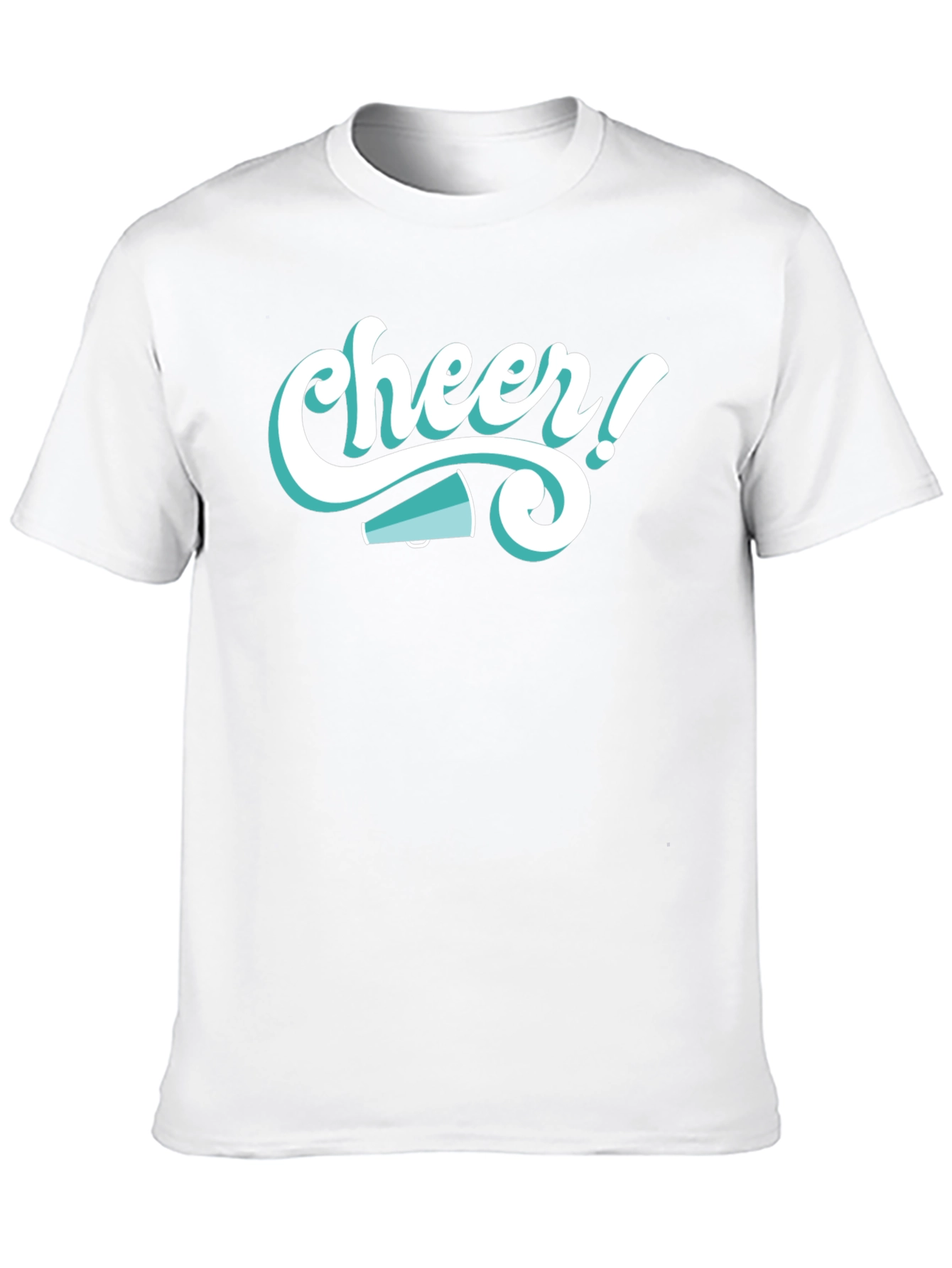 Cheerleader Tee: Cheer! Graphic Print Crew Neck T-Shirt