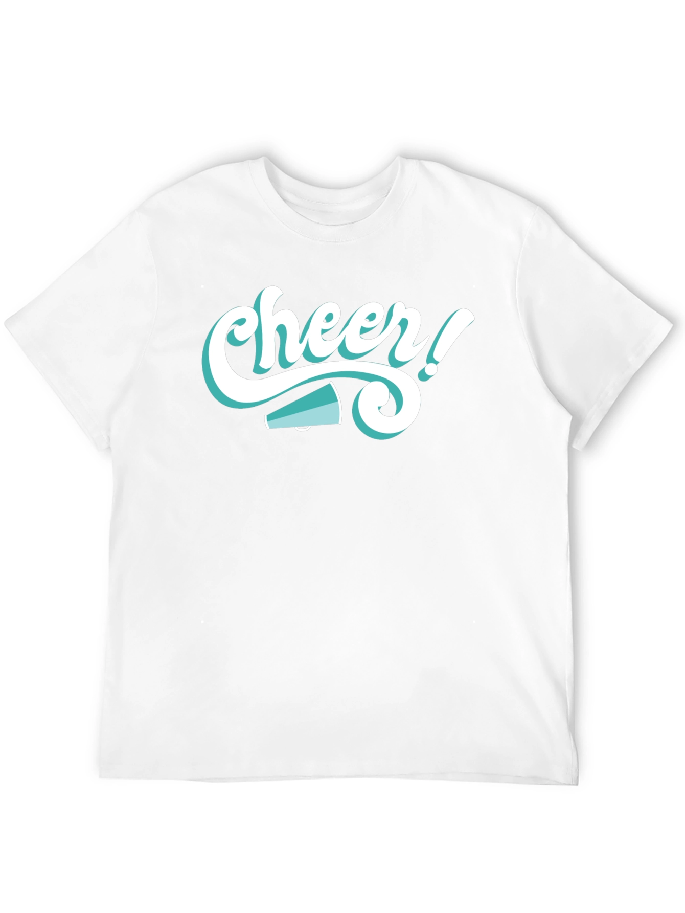 Cheerleader Tee: Cheer! Graphic Print Crew Neck T-Shirt
