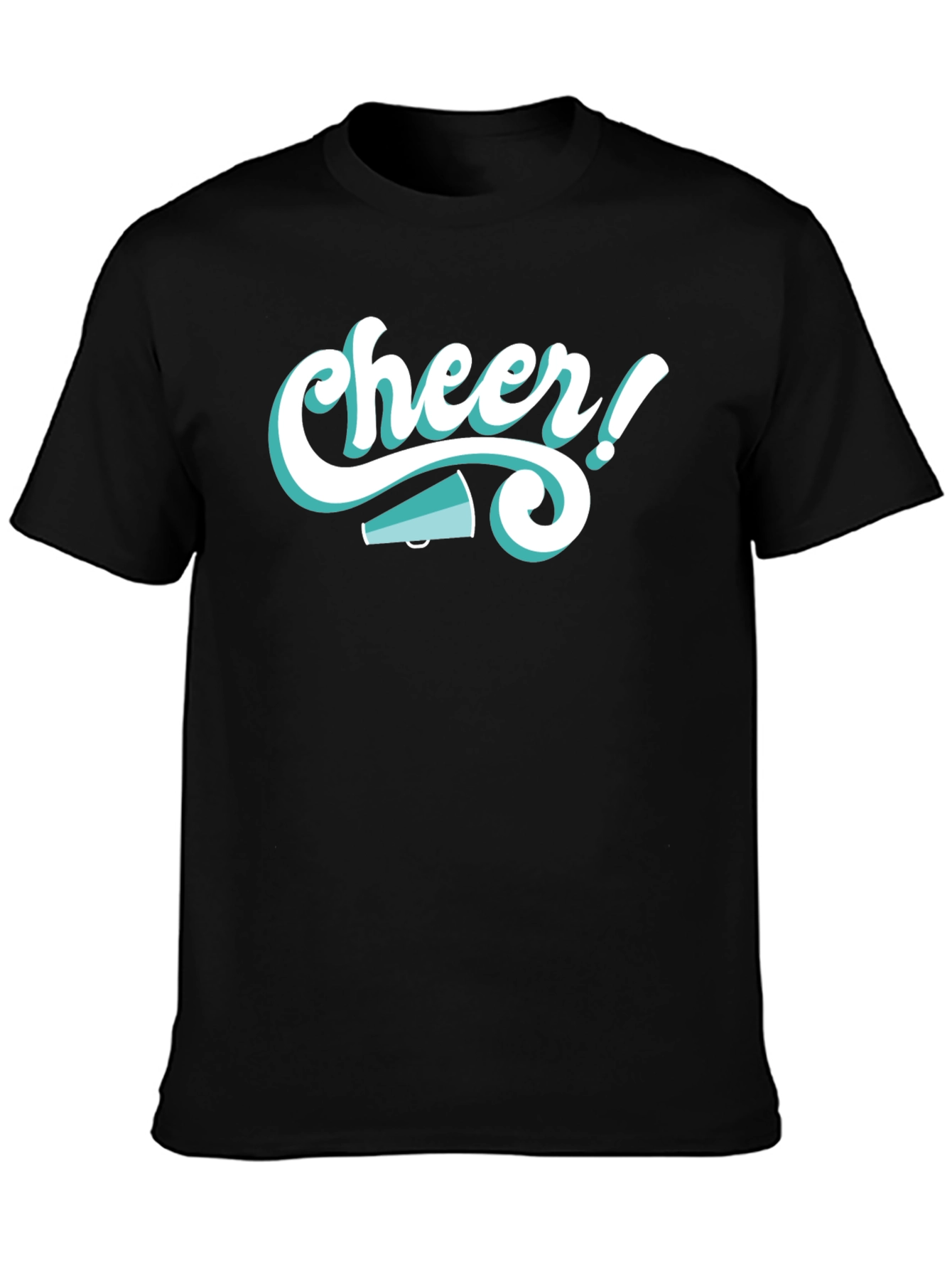 Cheerleader Tee: Cheer! Graphic Print Crew Neck T-Shirt