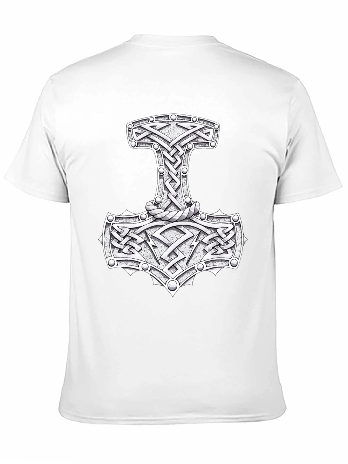 Mjöllnir Viking Hammer T-Shirt - Norse Mythology Design