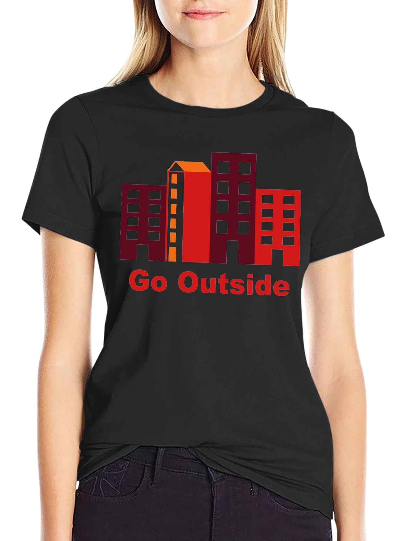Go Outside Graphic Tee - Urban Adventure Shirt
