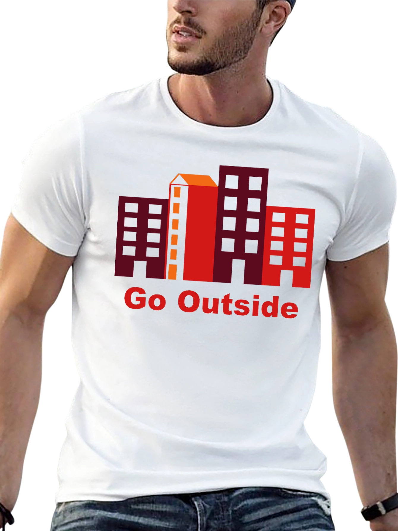 Go Outside Graphic Tee - Urban Adventure Shirt