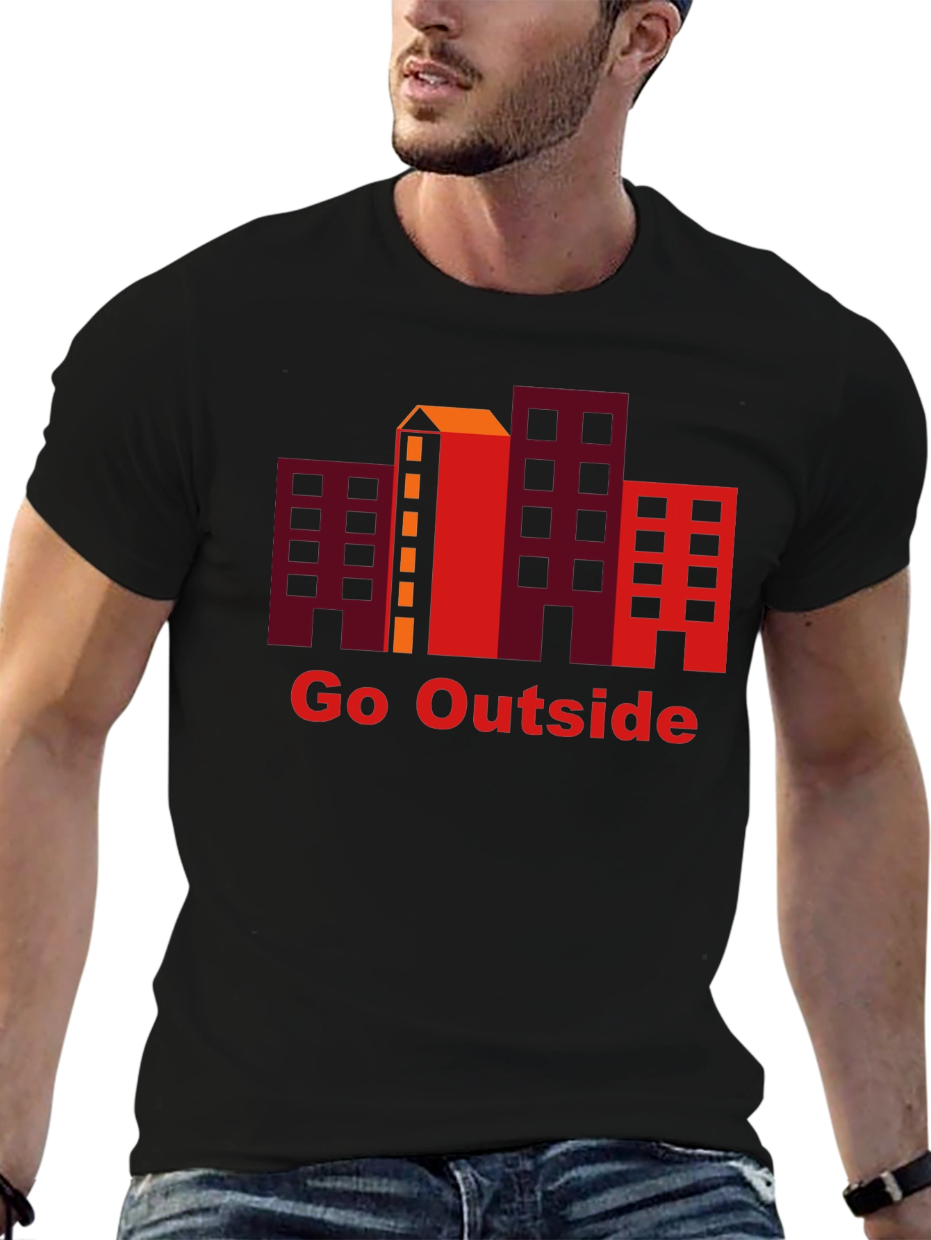 Go Outside Graphic Tee - Urban Adventure Shirt