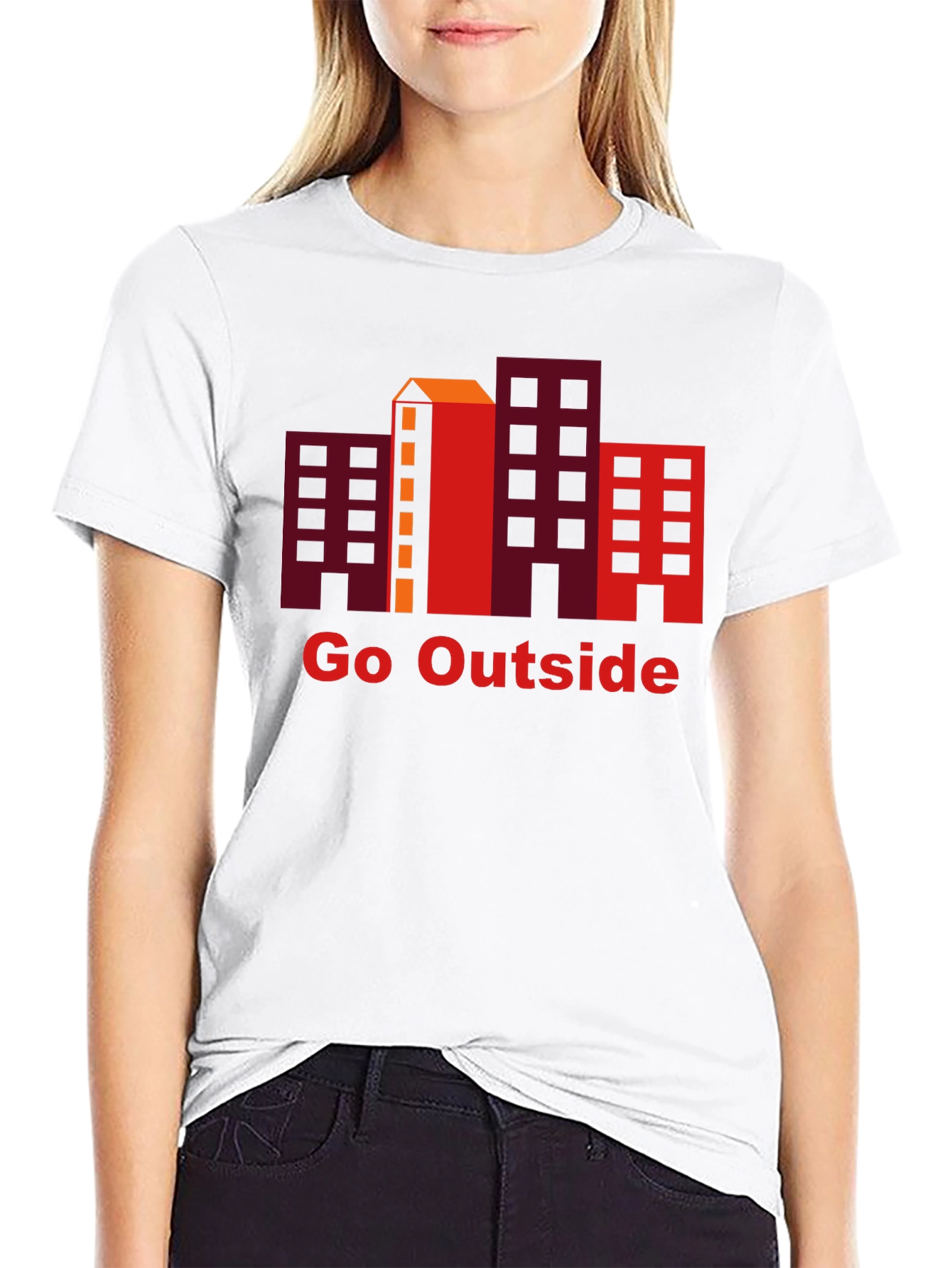 Go Outside Graphic Tee - Urban Adventure Shirt