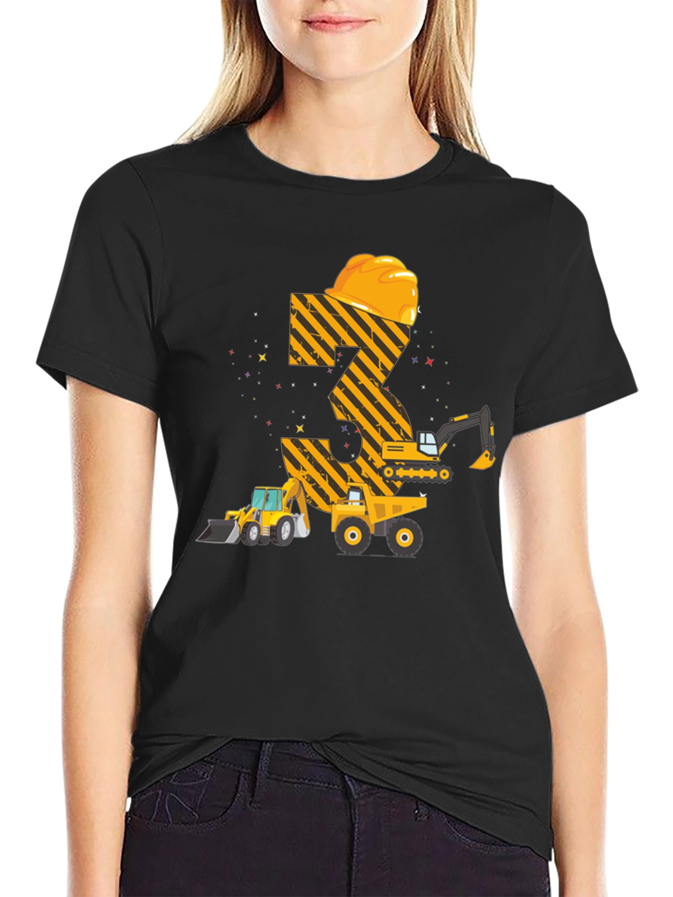 Construction 3rd Birthday Boy T-Shirt