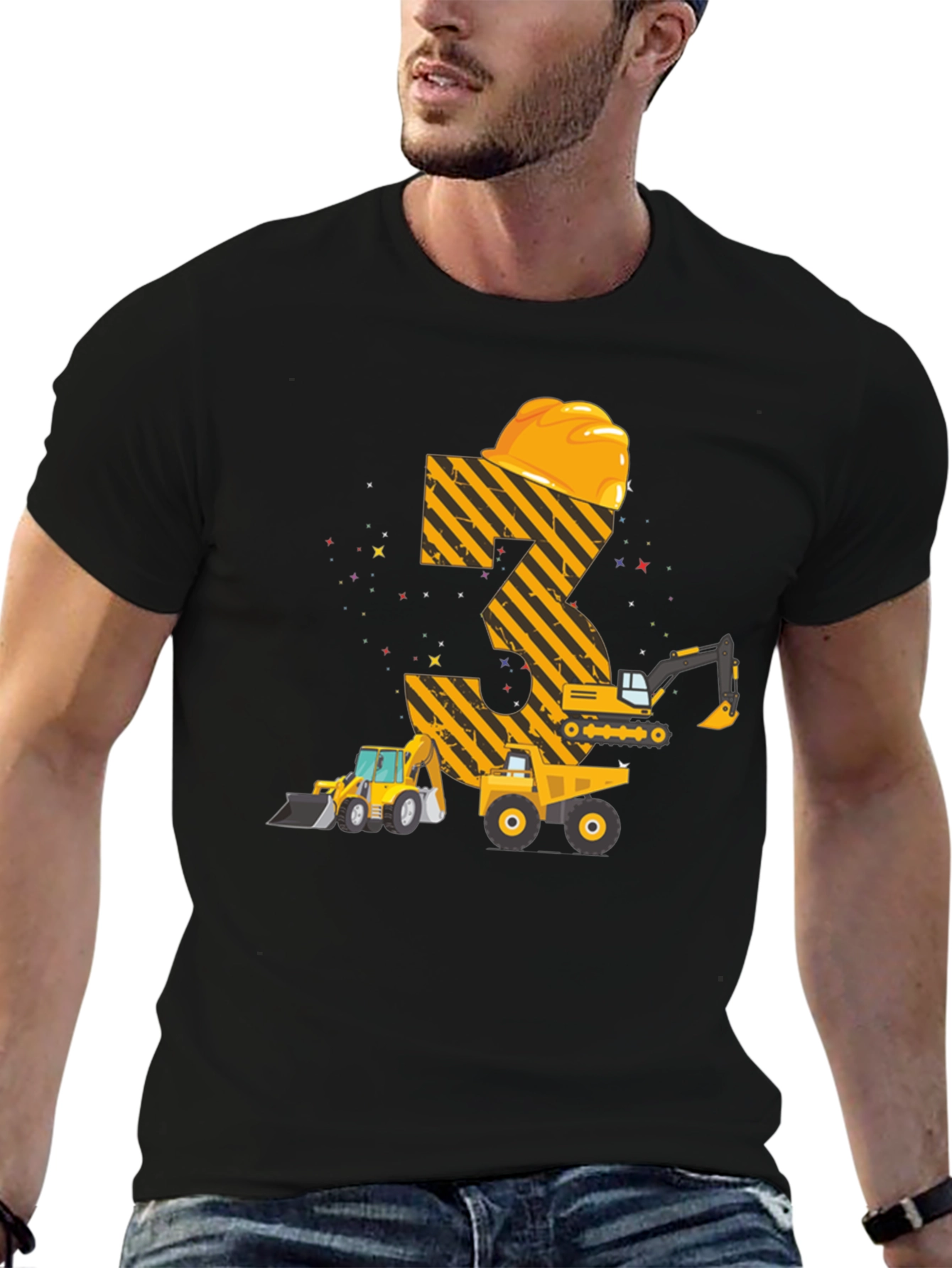 Construction 3rd Birthday Boy T-Shirt