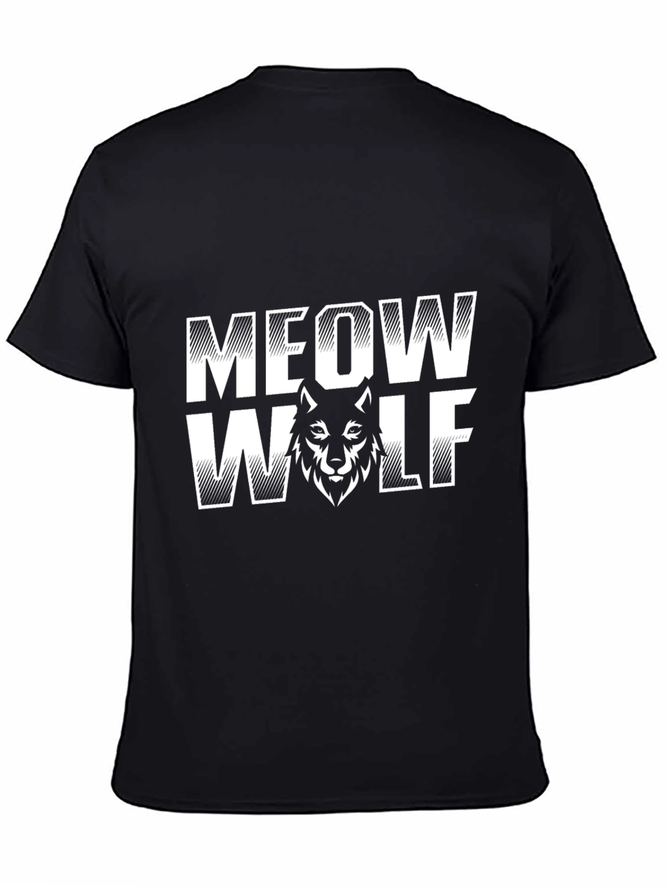 Meow Wolf Graphic Tee - Black Cotton T-Shirt