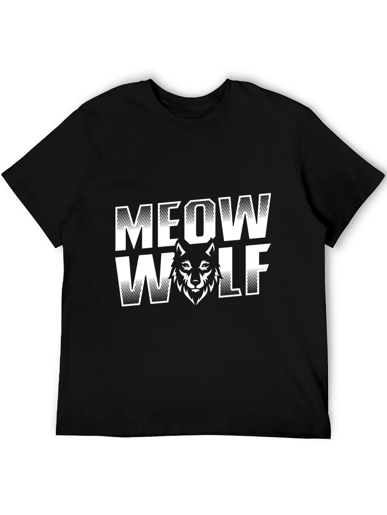Meow Wolf Graphic Tee - Black Cotton T-Shirt