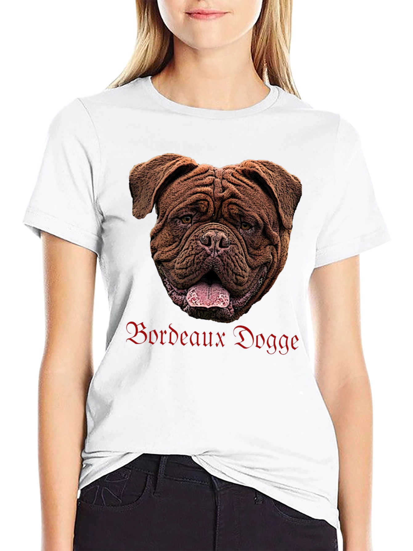 Bordeaux Dogge Graphic T-Shirt Dog Lover Tee