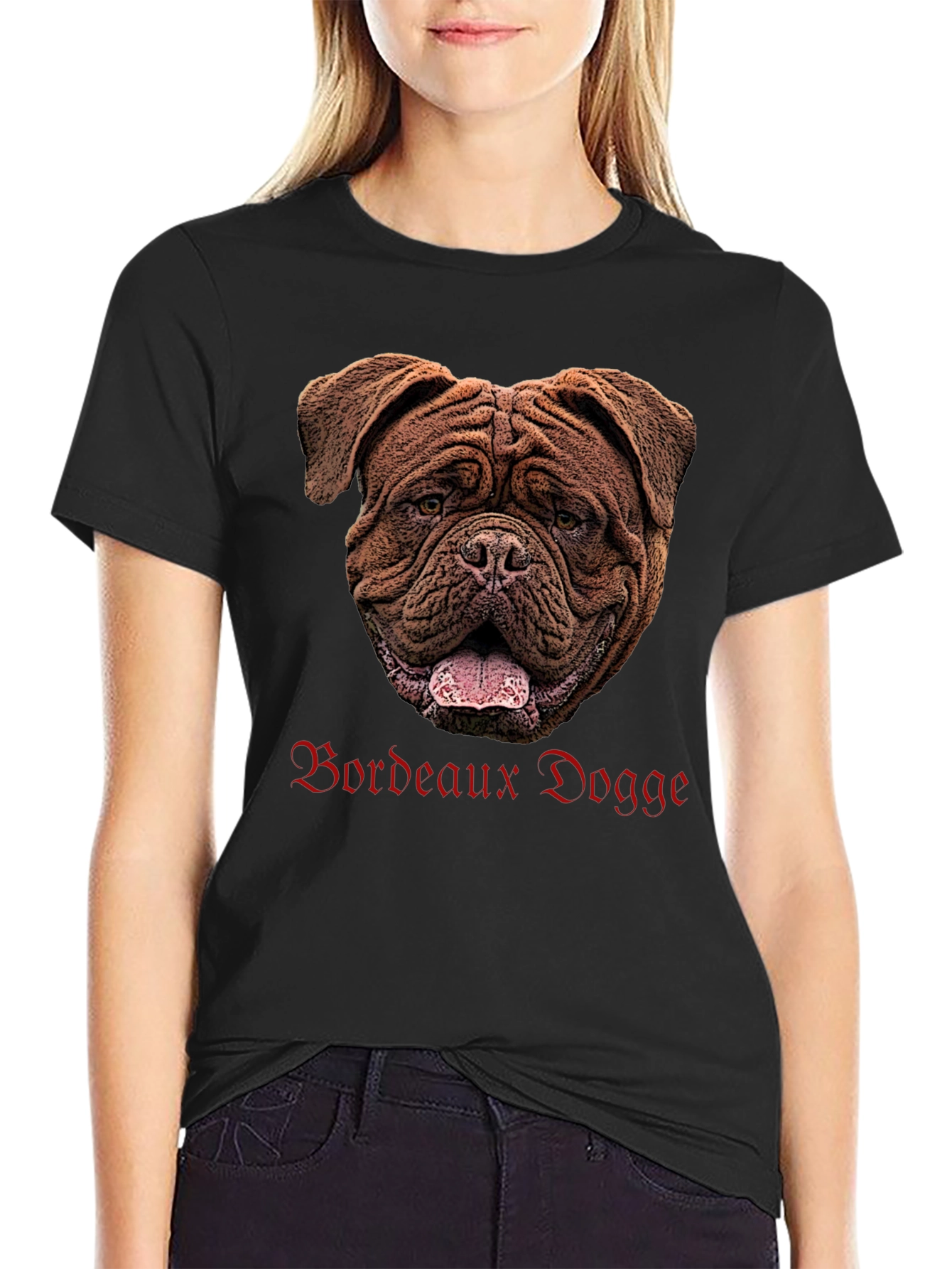 Bordeaux Dogge Graphic T-Shirt Dog Lover Tee