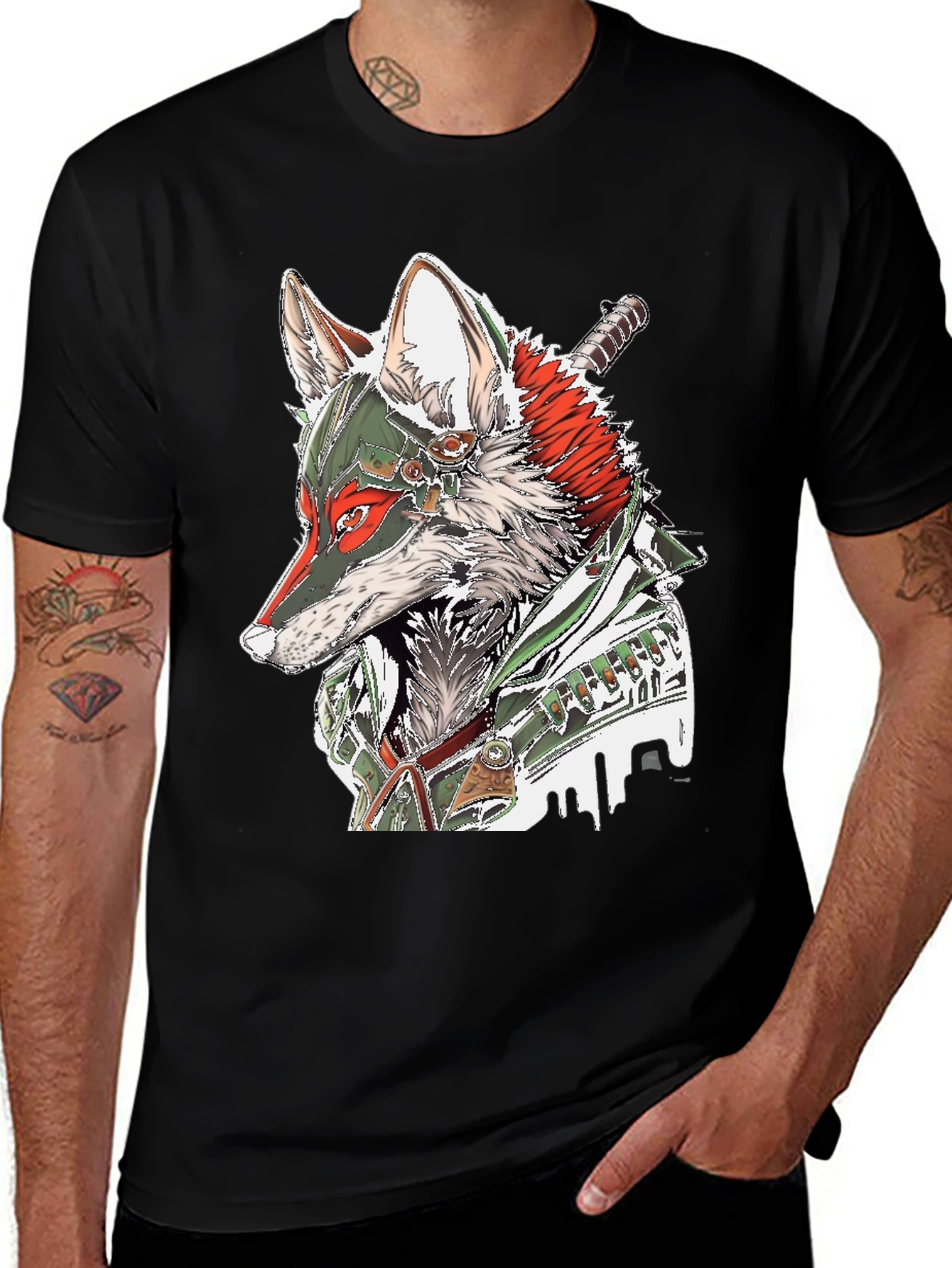 Wolf Warrior Graphic Tee
