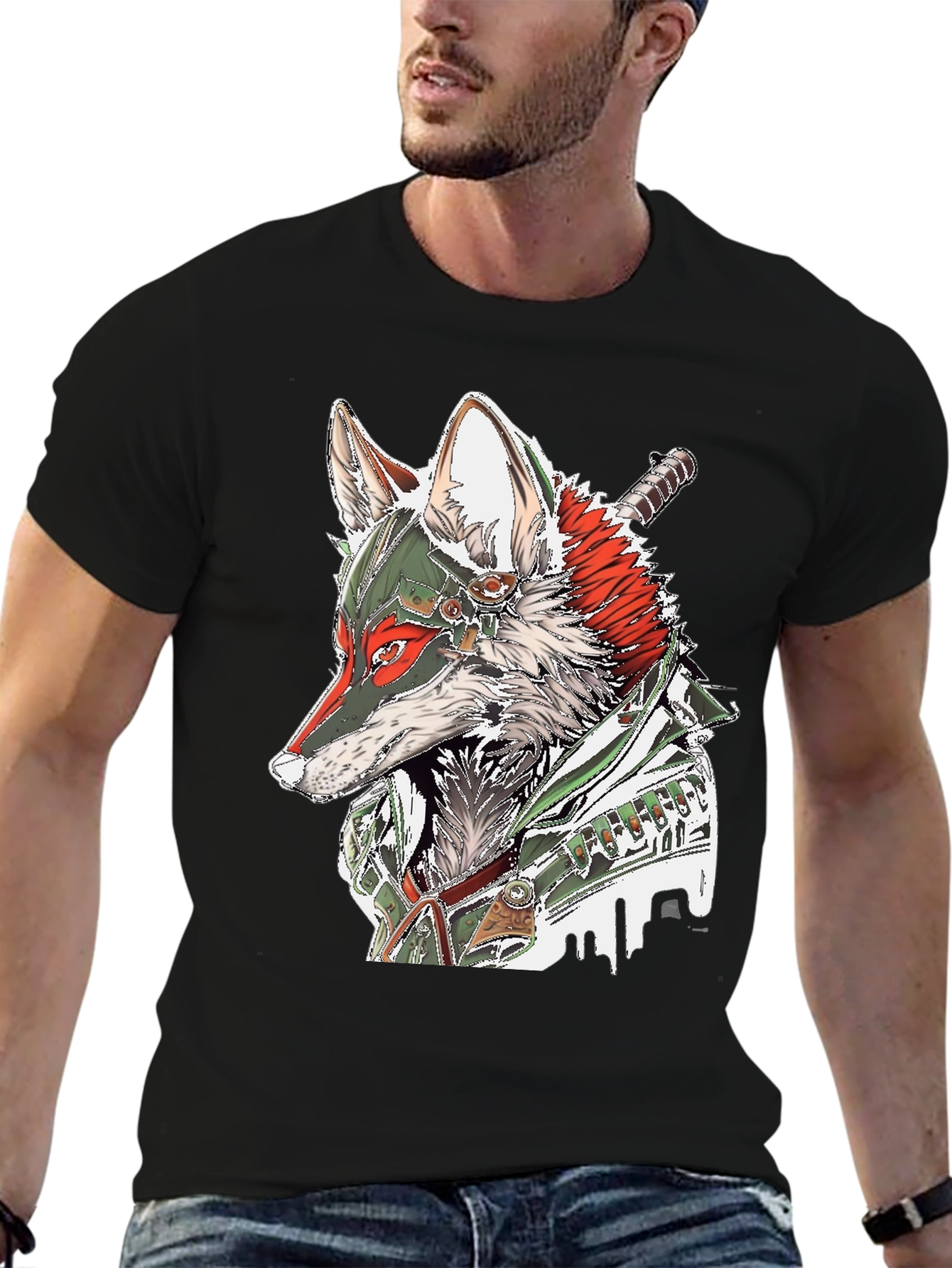 Wolf Warrior Graphic Tee