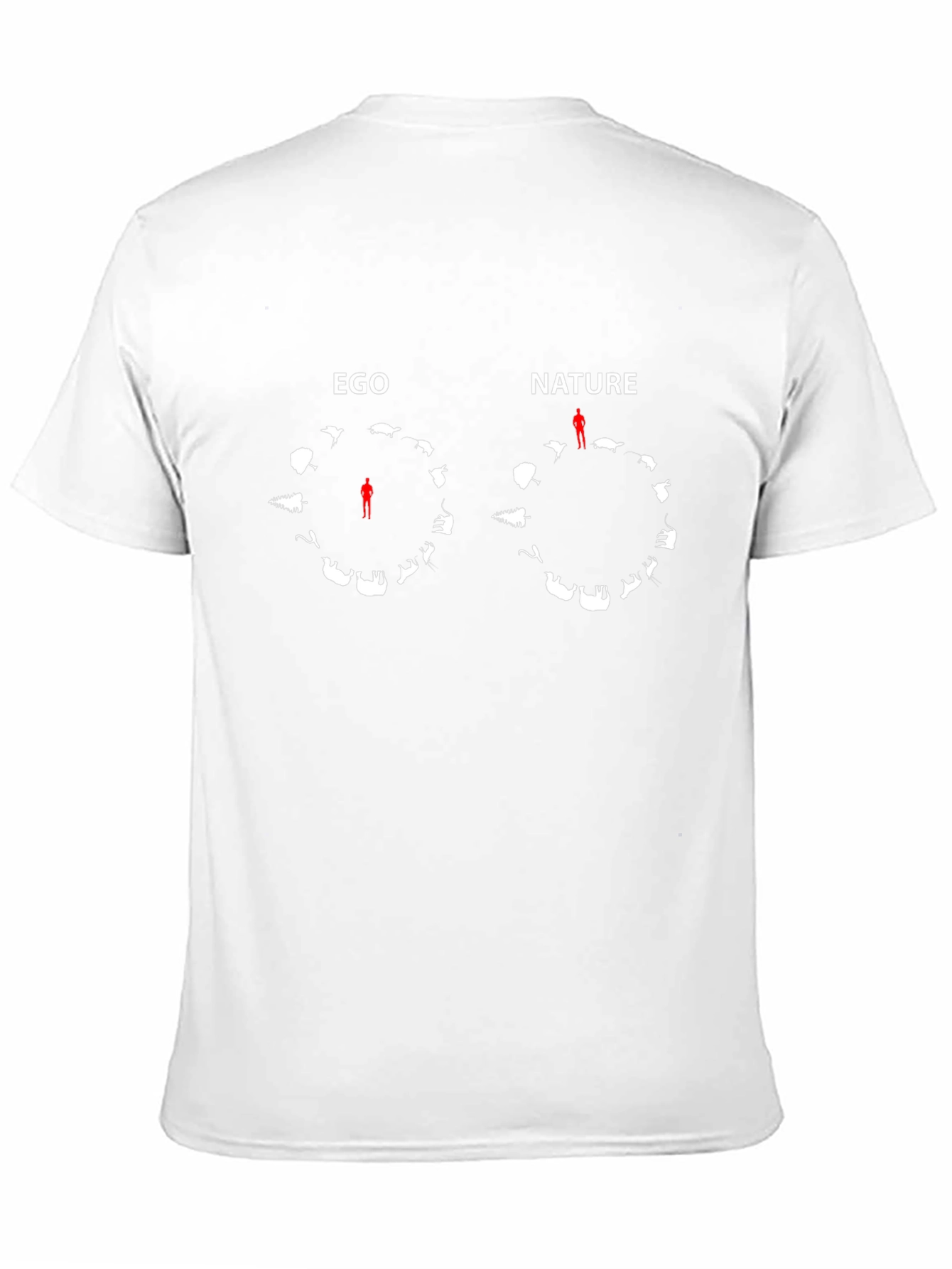 Ego vs Nature Graphic Tee - Black