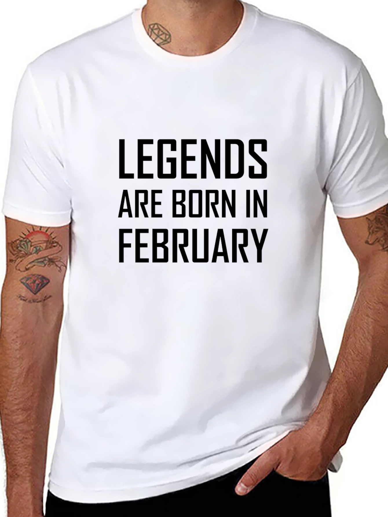 Legends Are Born In February T-Shirt
